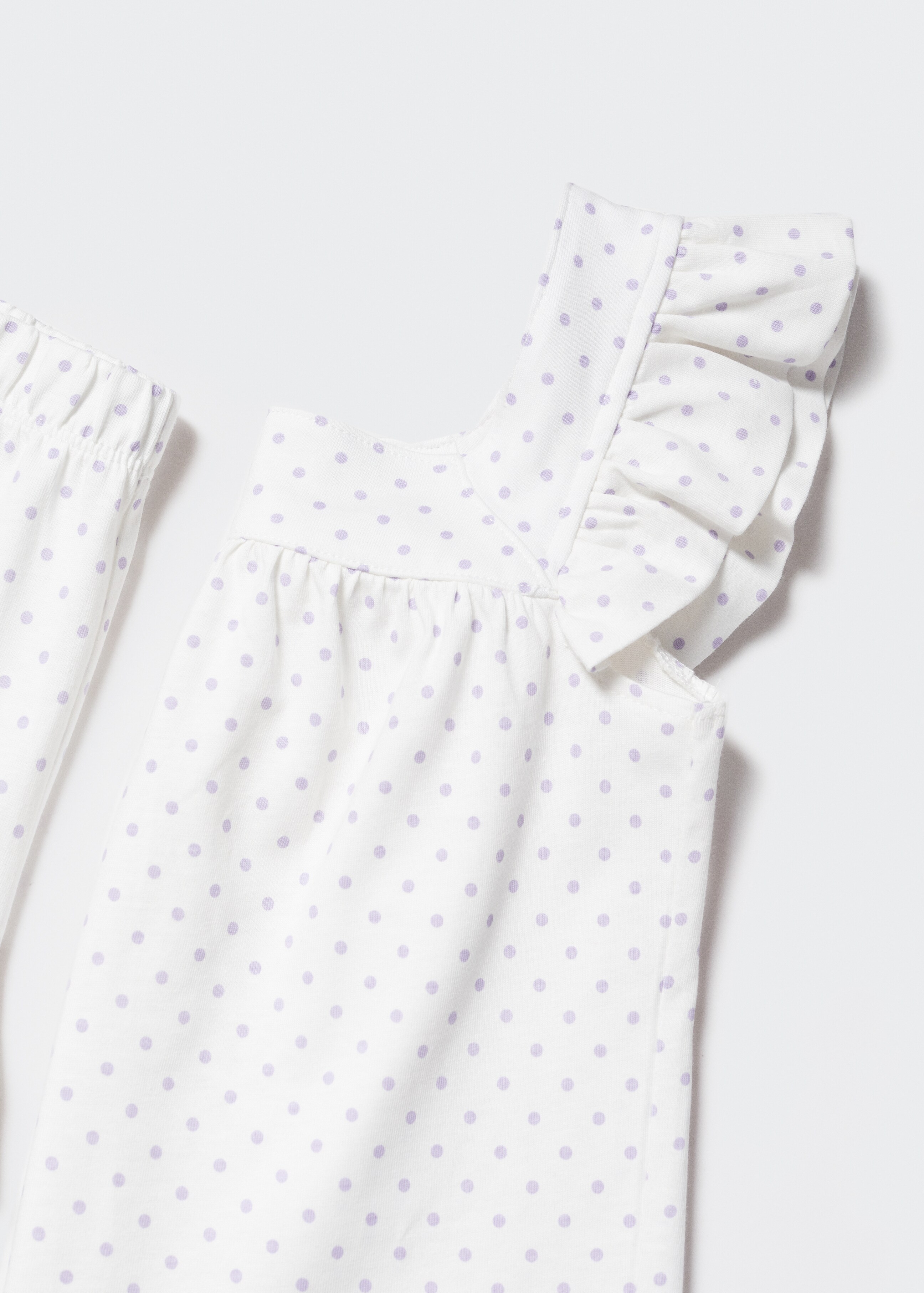 Kurzer Pyjama mit Polka Dots - Detail des Artikels 0