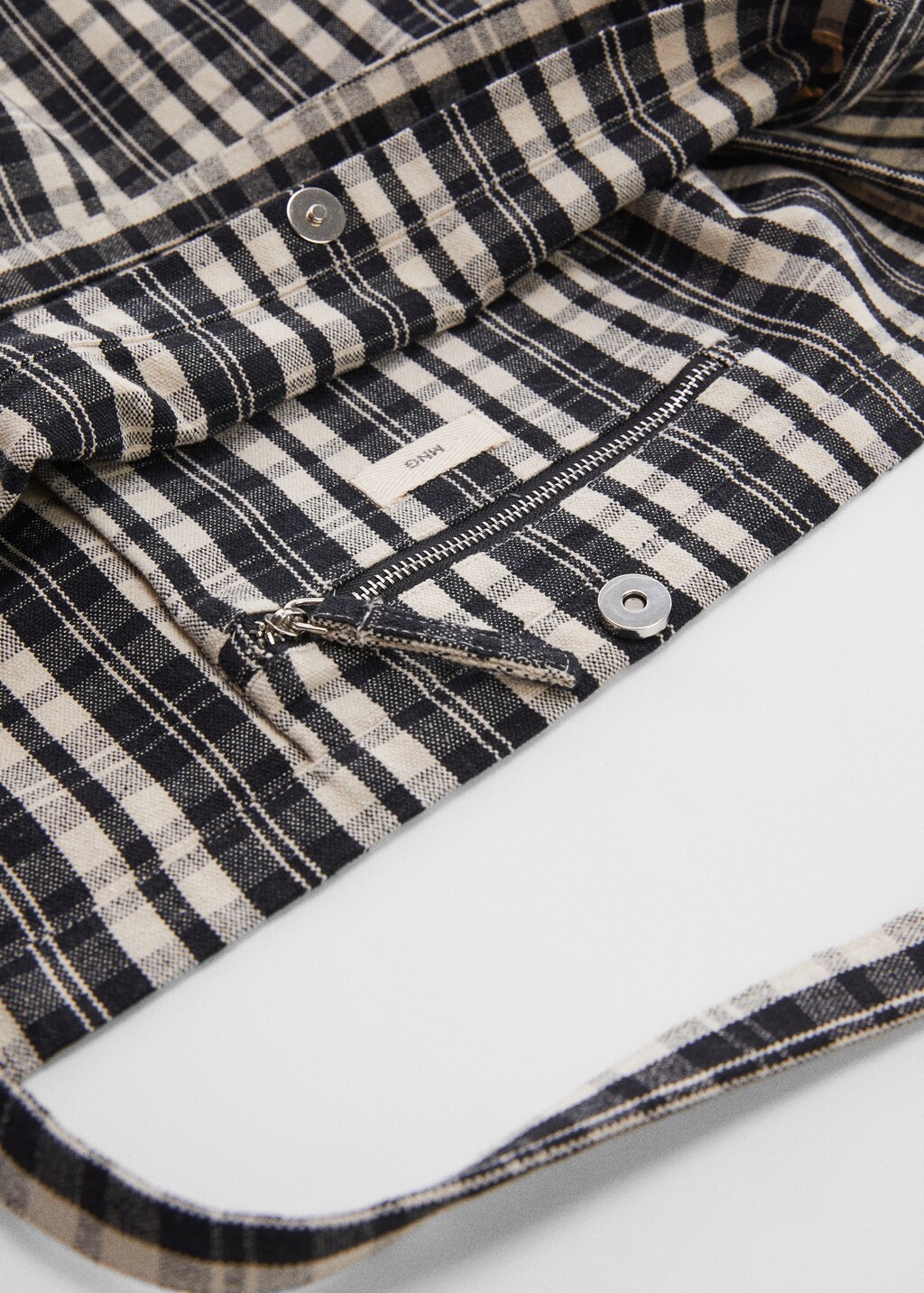 Gingham check bag - Details of the article 1