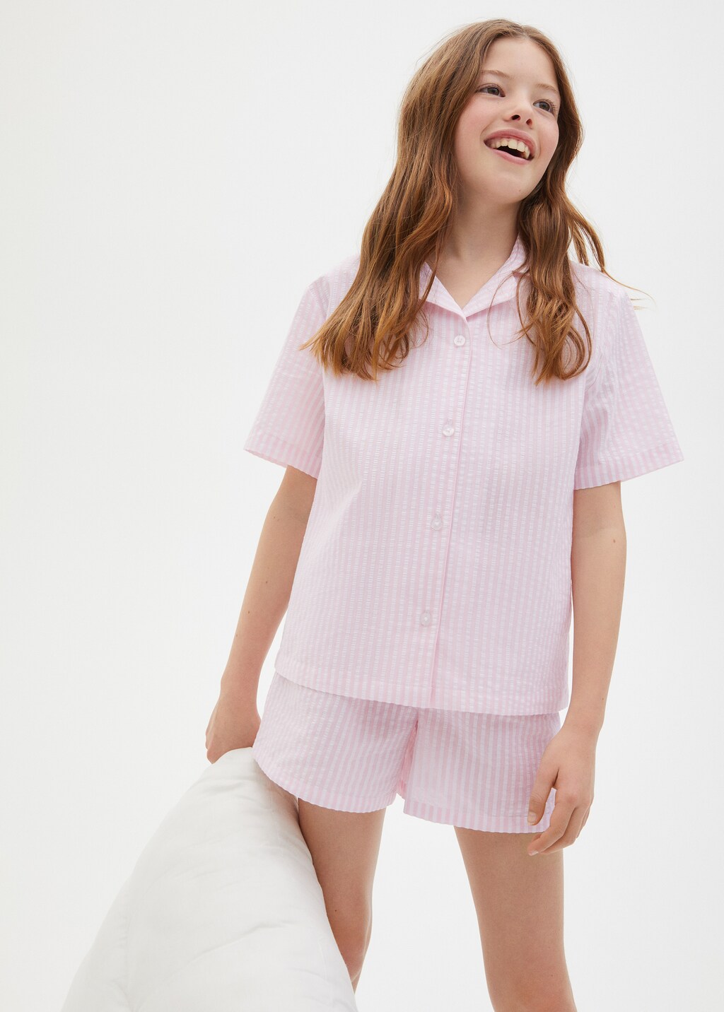 Striped short pyjamas - Details of the article 6