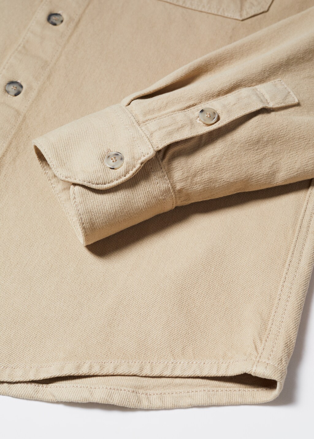 Pocket denim overshirt - Details of the article 8