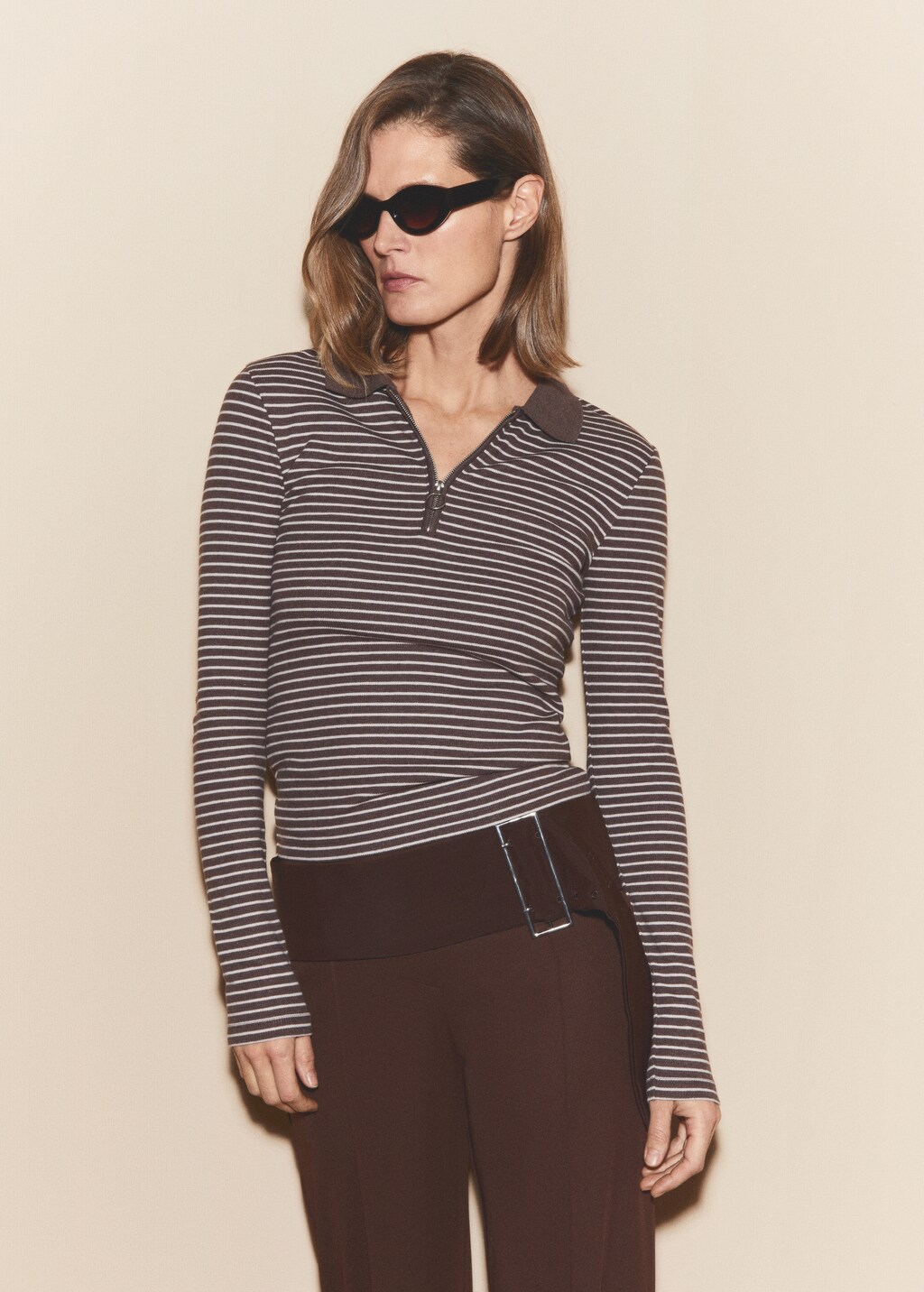 Ribbed polo-style sweater - Details of the article 6