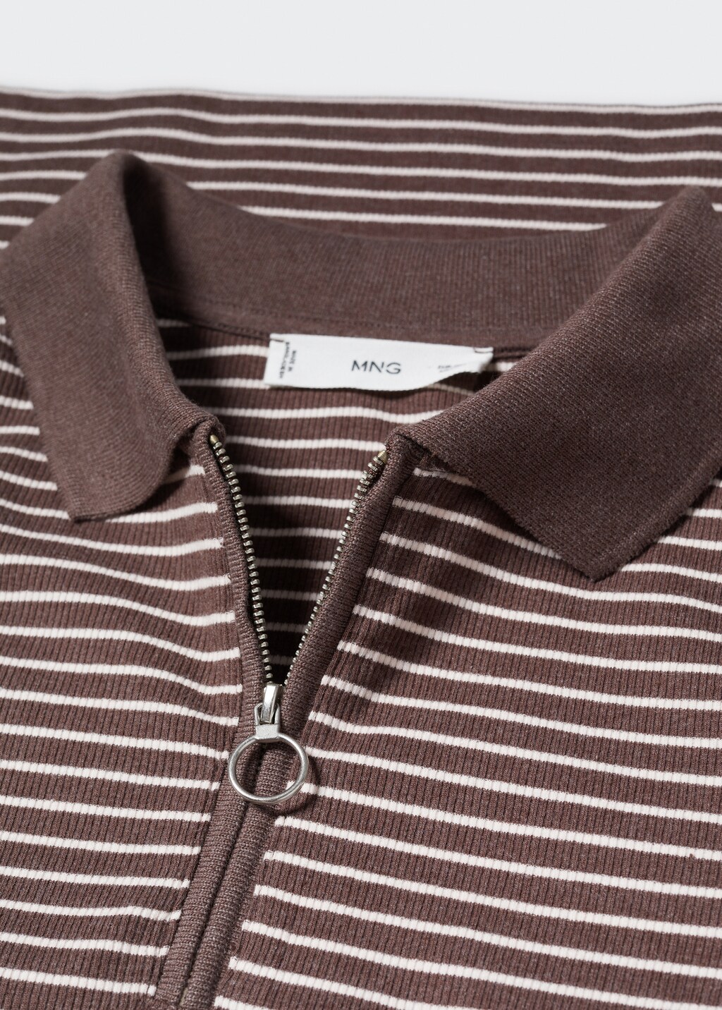 Ribbed polo-style sweater - Details of the article 8