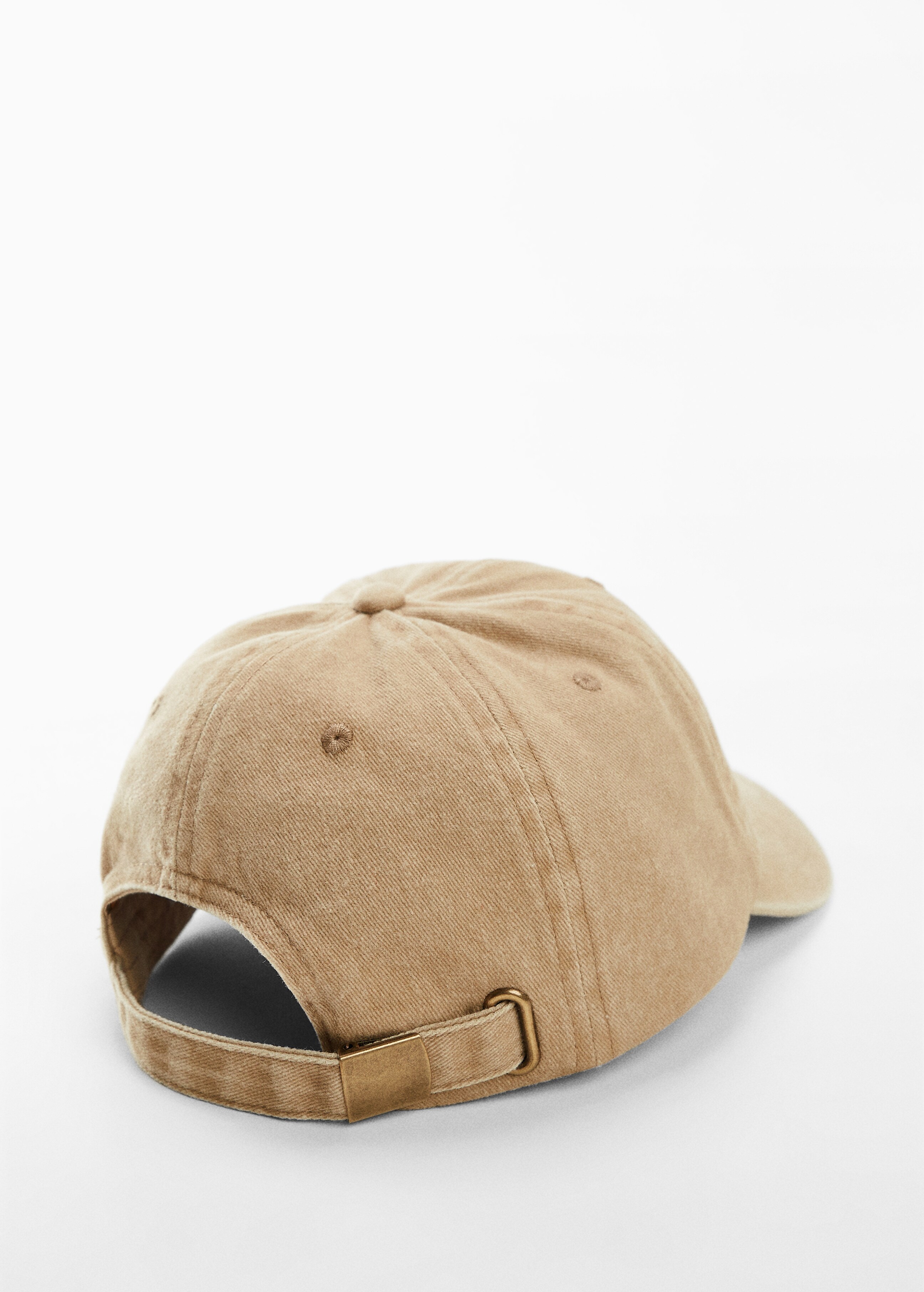 Embroidered cotton cap - Medium plane