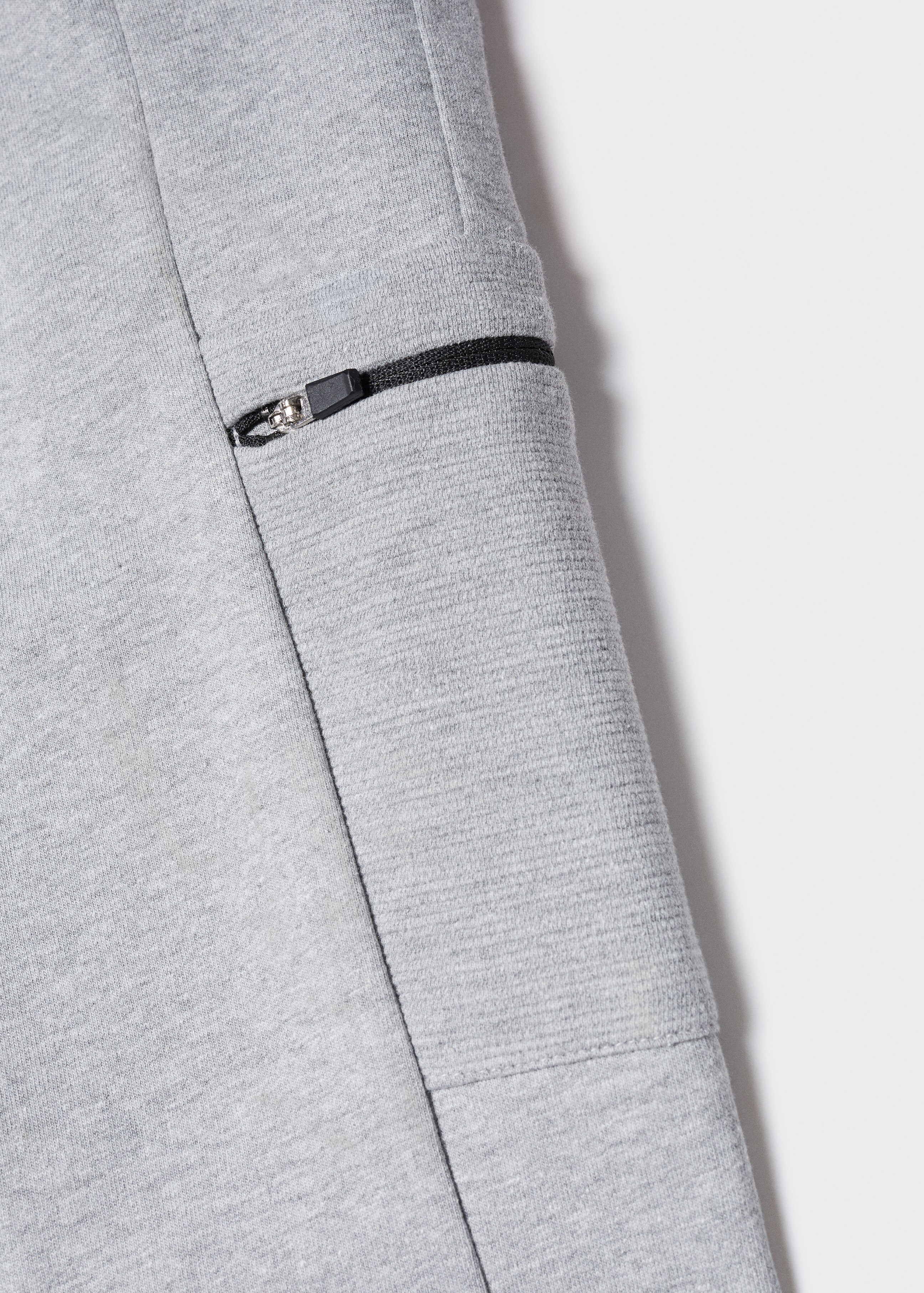 Zippers cotton jogger - Details of the article 8