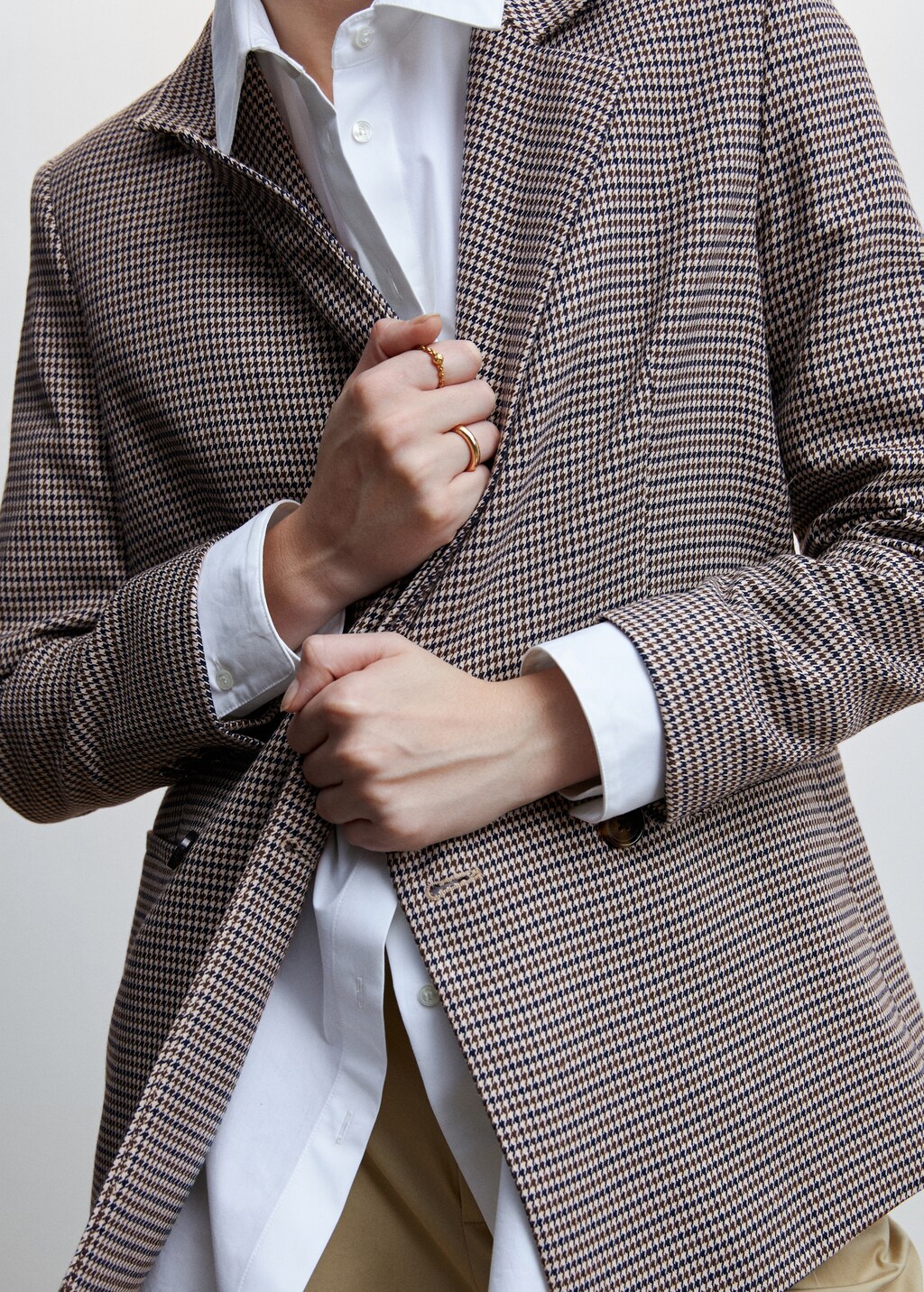 Wrap check suit jacket - Details of the article 6