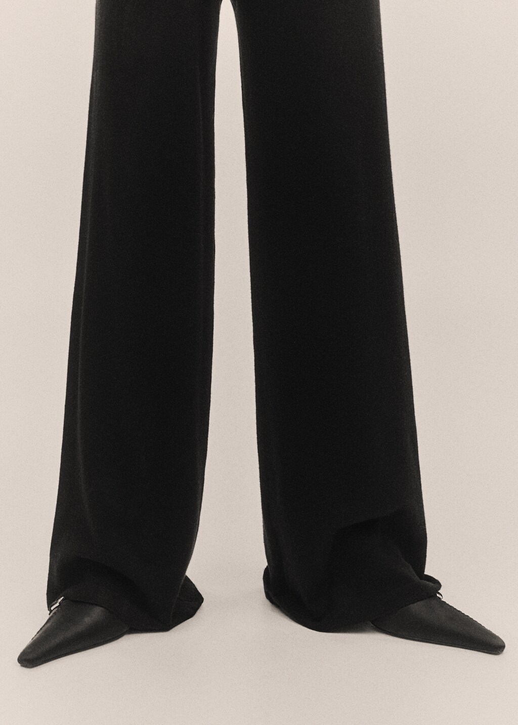 Knitted wideleg trousers - Details of the article 6