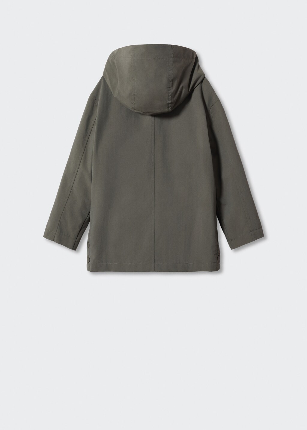 Pocket parka - Reverse of the article