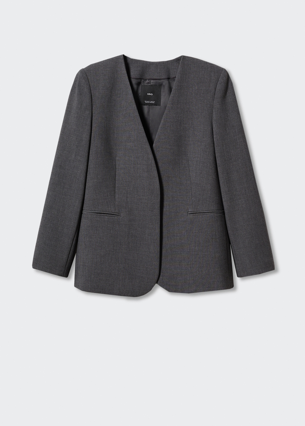 Collarless suit jacket - Article without model