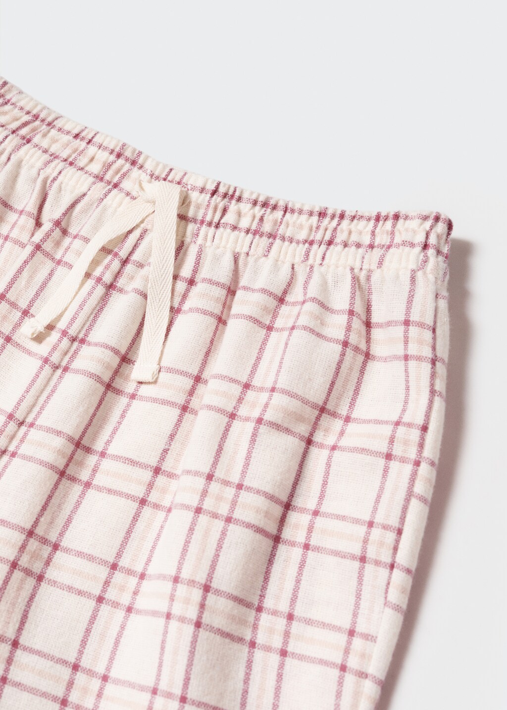 Two-pieces check long pyjamas - Details of the article 0