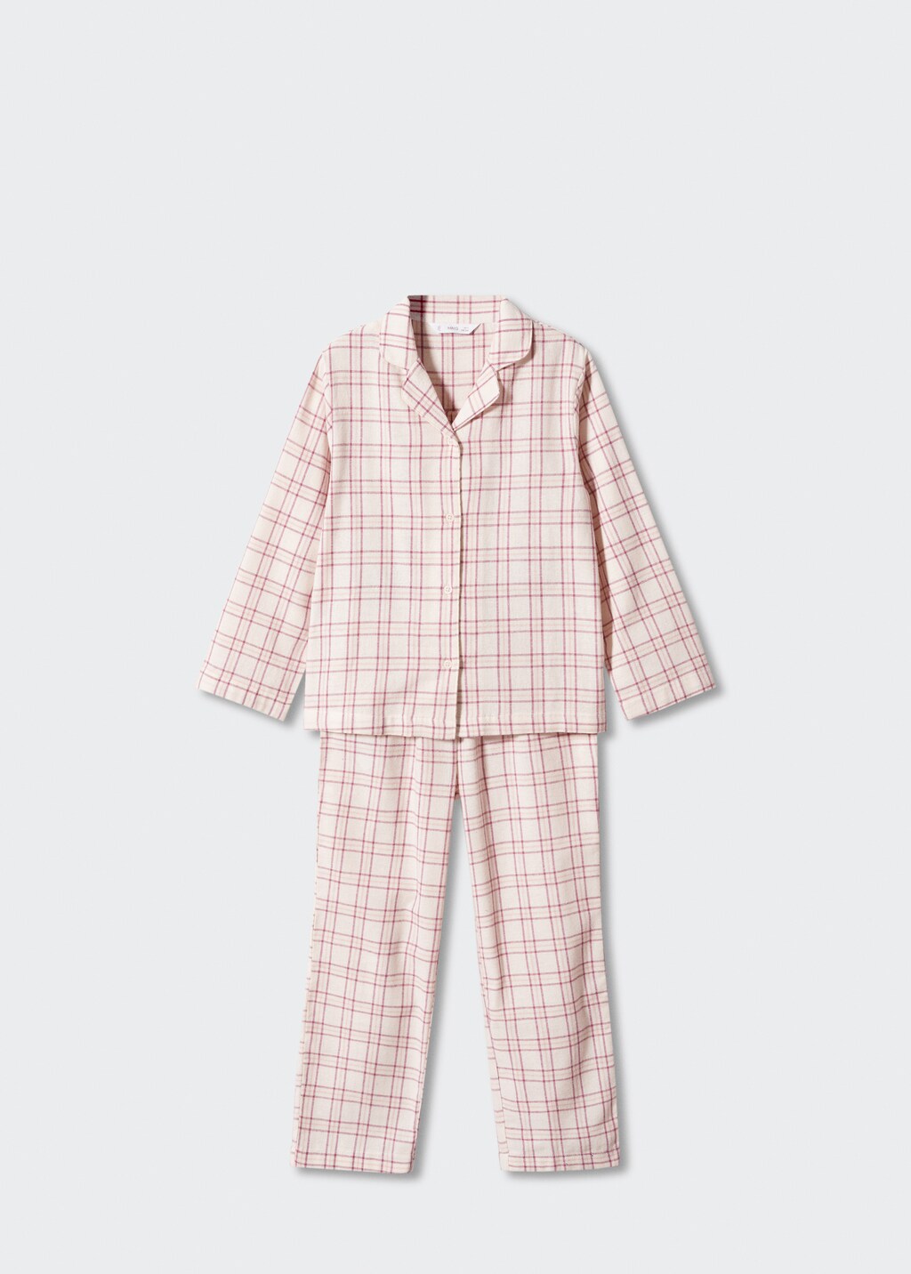 Two-pieces check long pyjamas - Details of the article 8