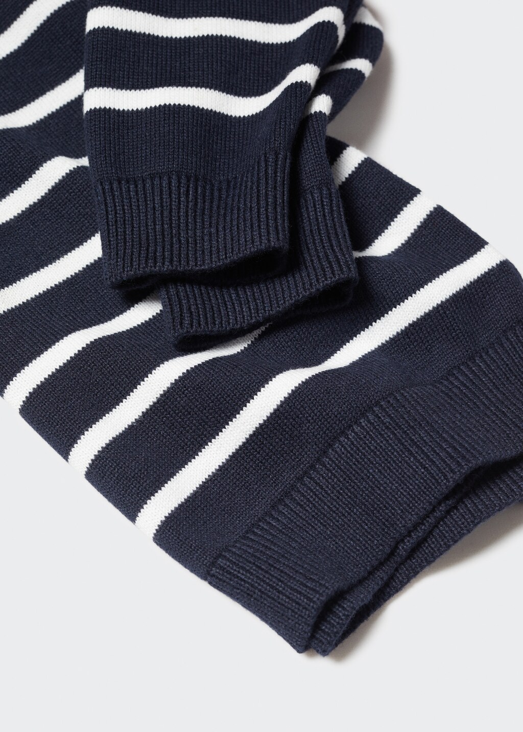 Striped cotton-blend sweater - Details of the article 8