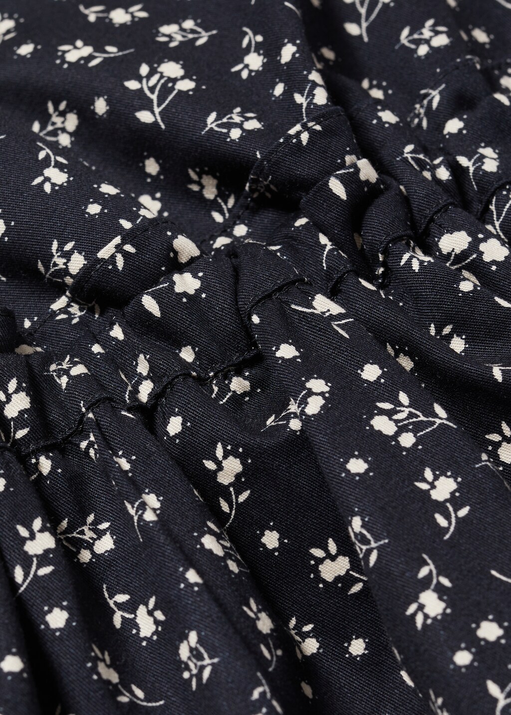 Floral print dungarees - Details of the article 0