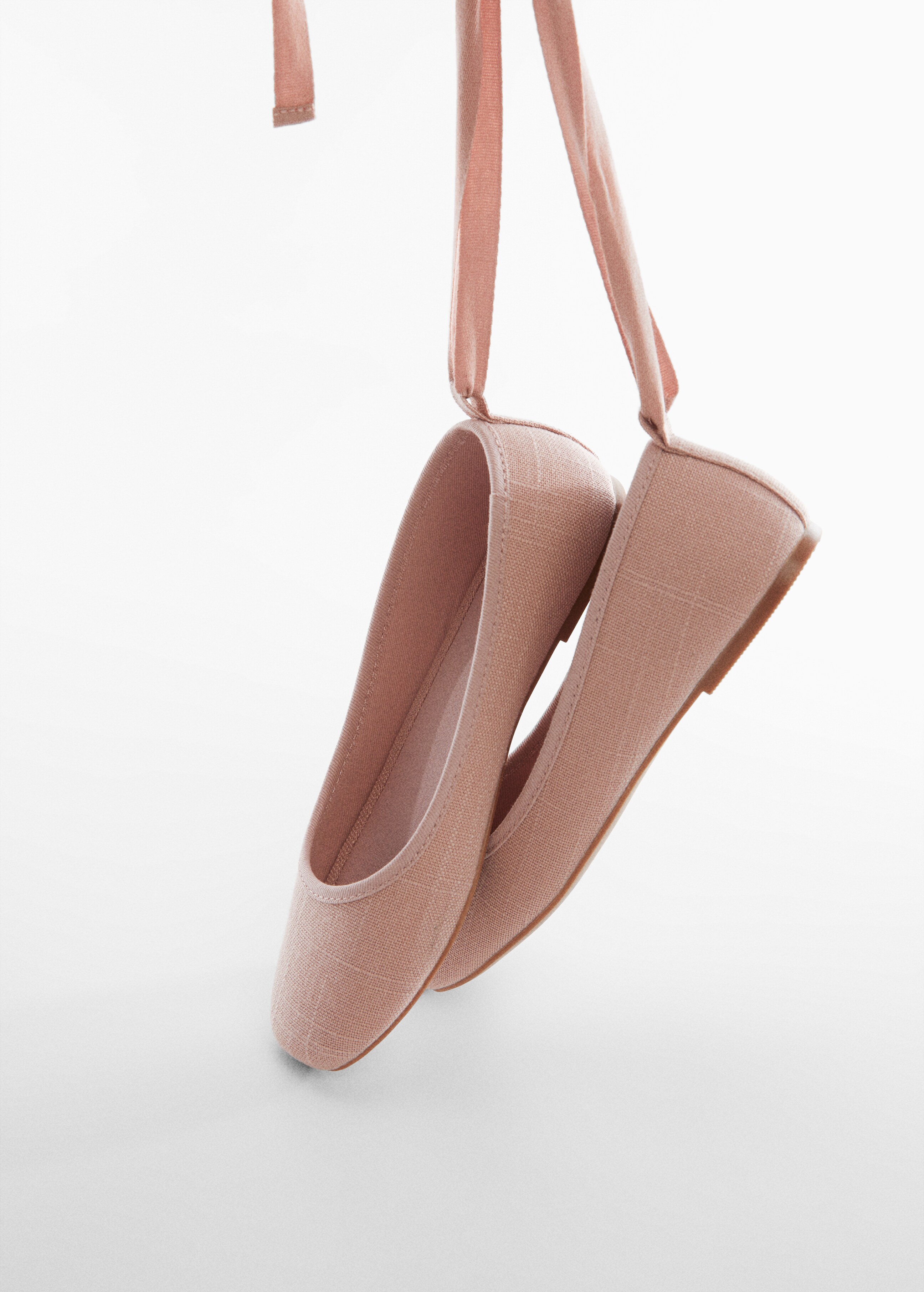 Striped linen ballerinas - Details of the article 5