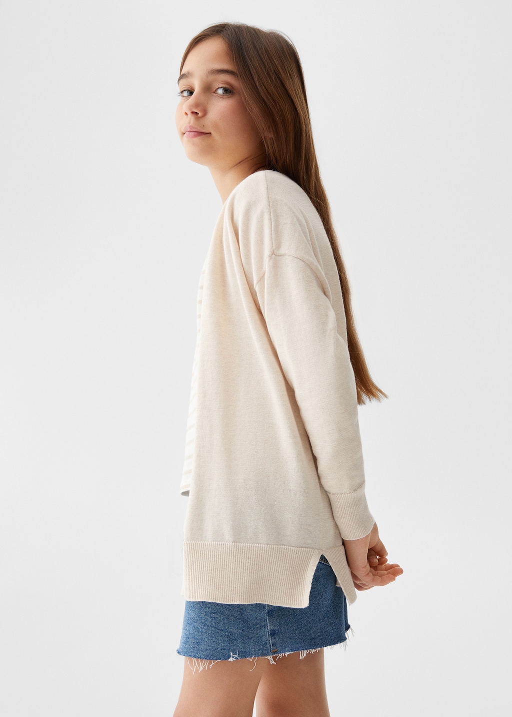 Fine-knit cardigan - Medium plane