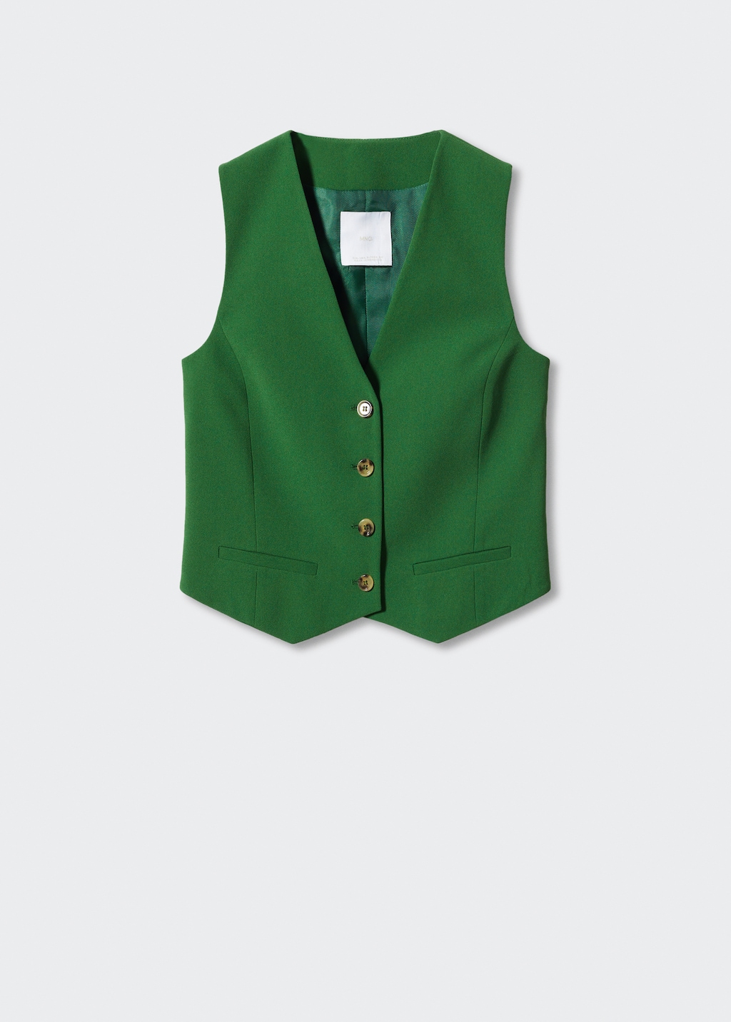 Gilet costume vert sale