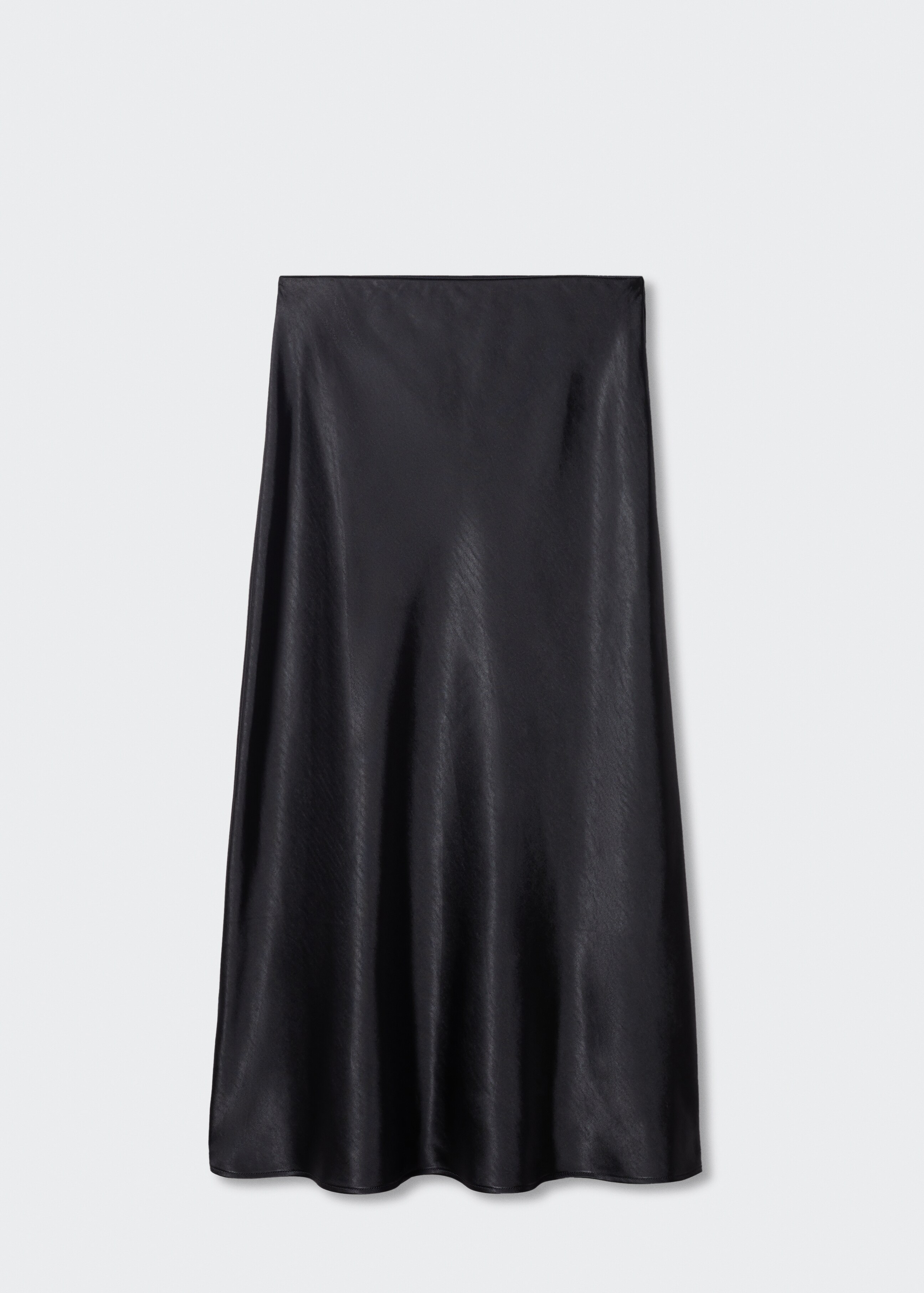 Satin long skirt