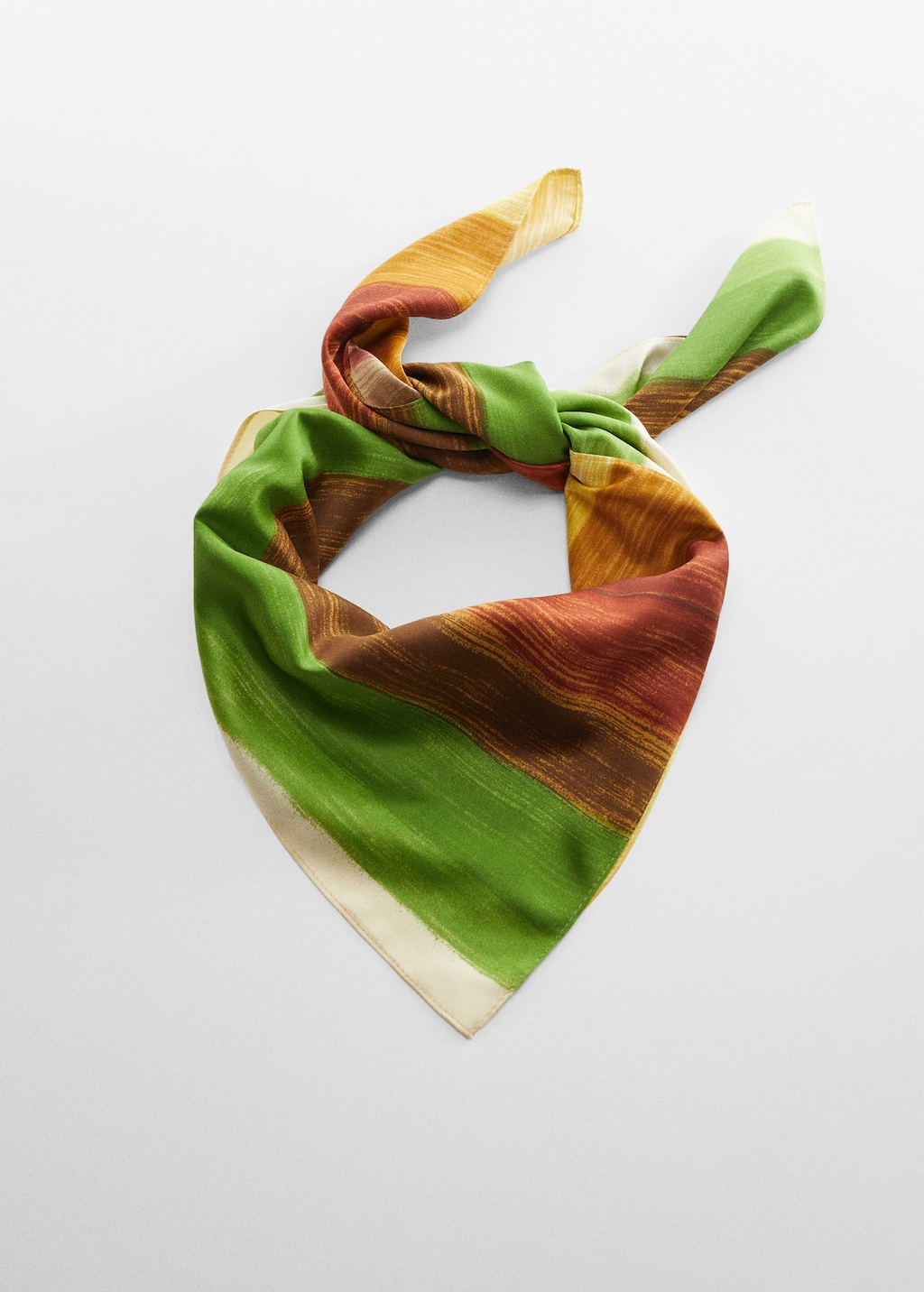 Multicolour print scarf - Medium plane