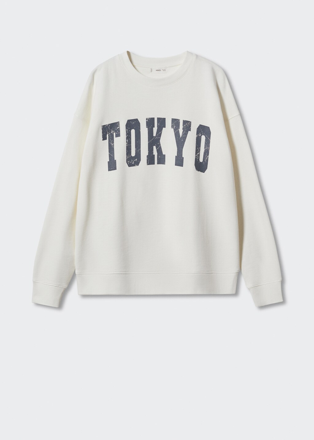 Message cotton sweatshirt - Article without model