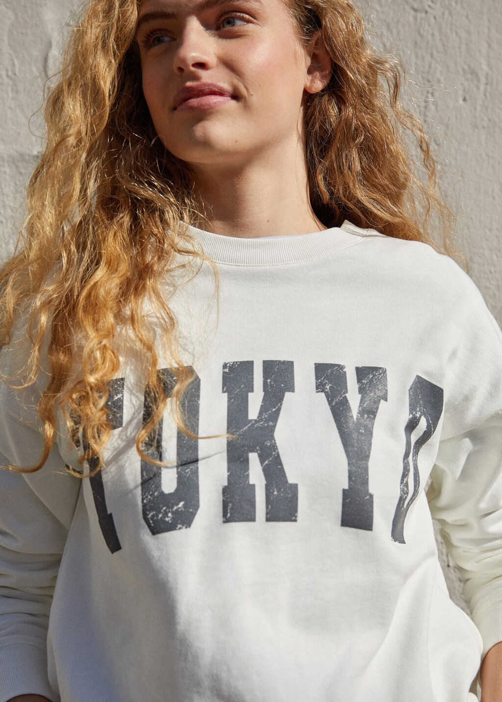 Message cotton sweatshirt - Details of the article 5