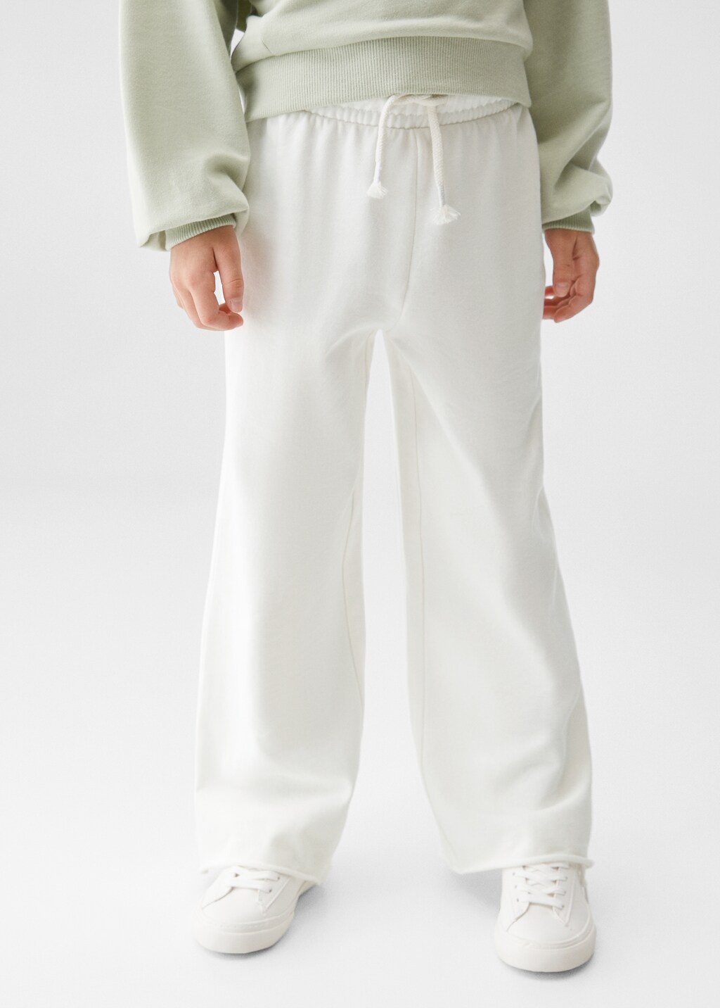 Brushed palazzo trousers - Details of the article 6