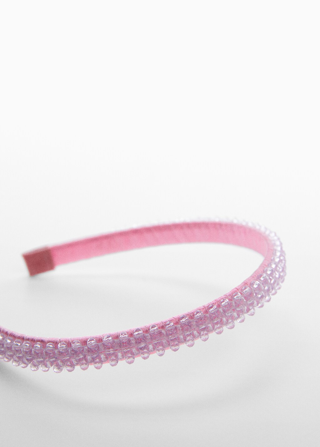 Faceted crystal hairband - Medium plane