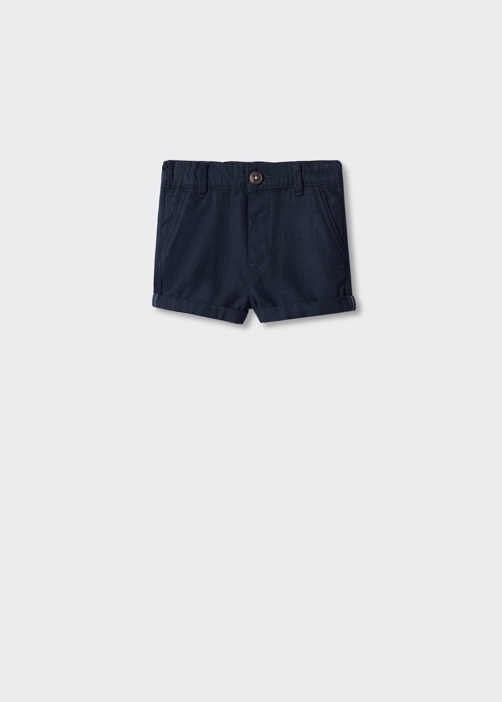 Cotton chino style Bermuda shorts - Article without model