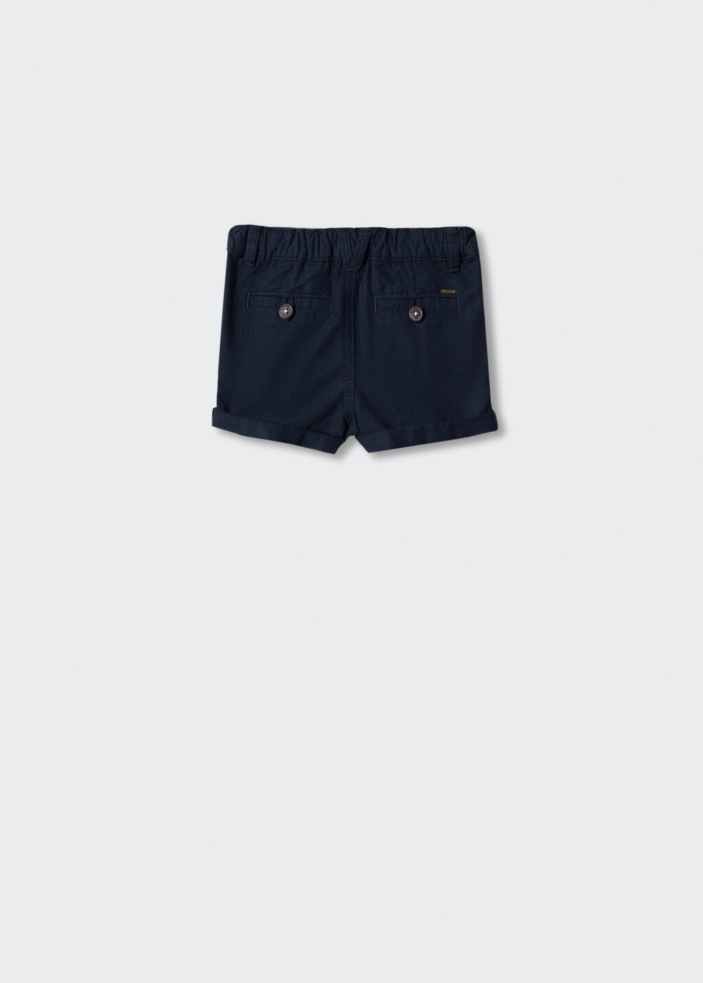 Cotton chino style Bermuda shorts - Reverse of the article