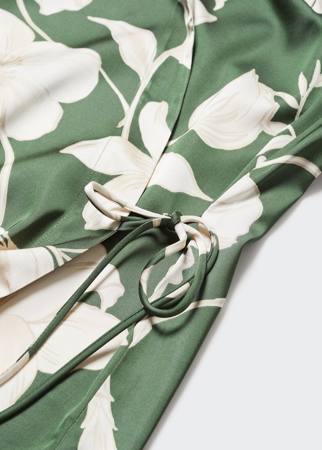 Floral satin blouse - Details of the article 8