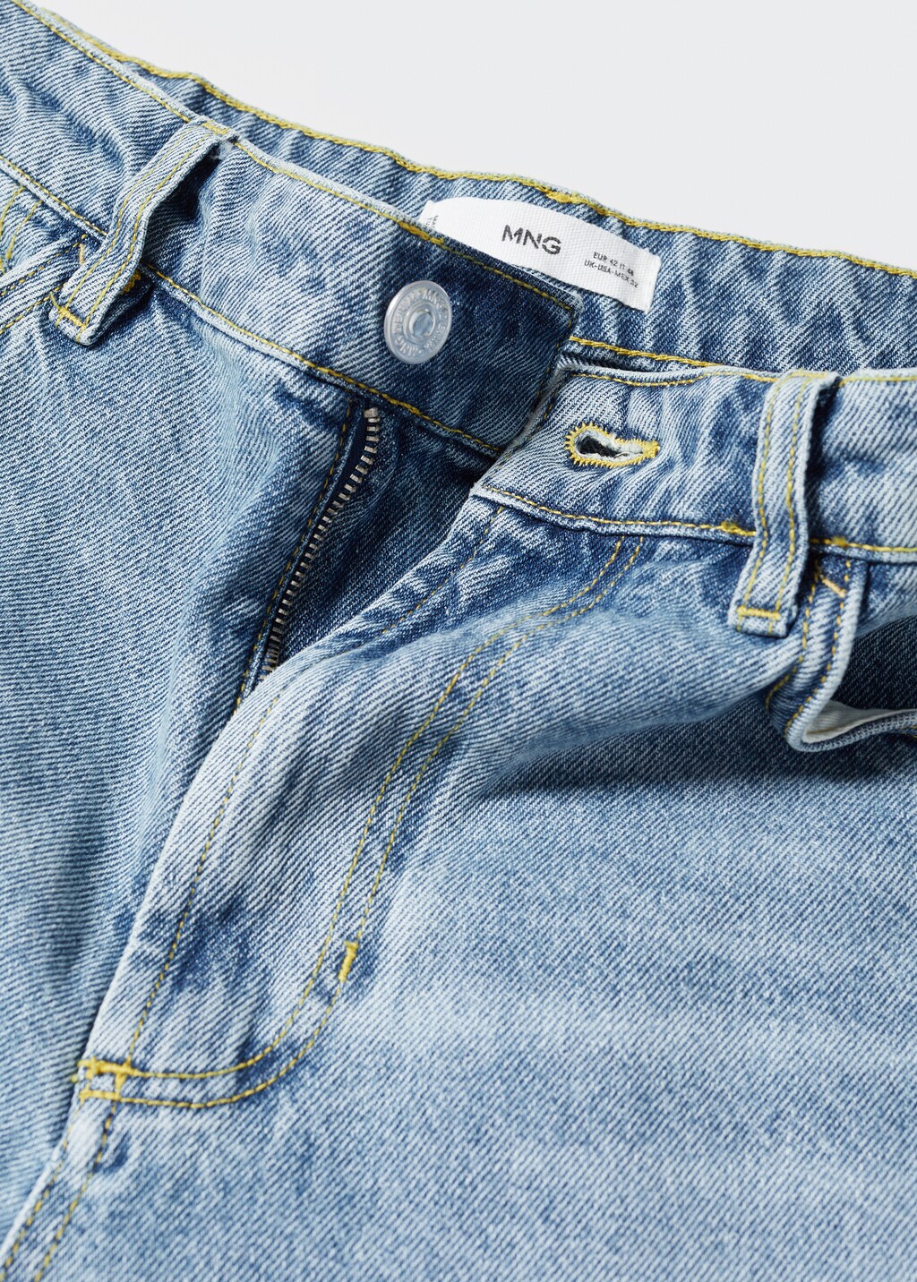 Tapered-Loose-Fit-Jeans in Cropped-Länge - Detail des Artikels 8