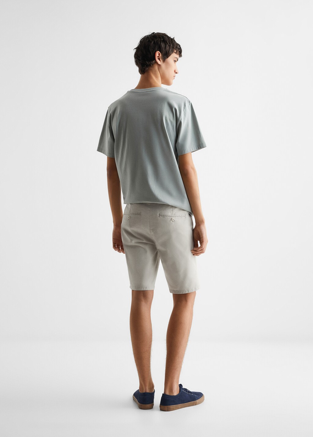 Cotton Bermuda shorts - Reverse of the article