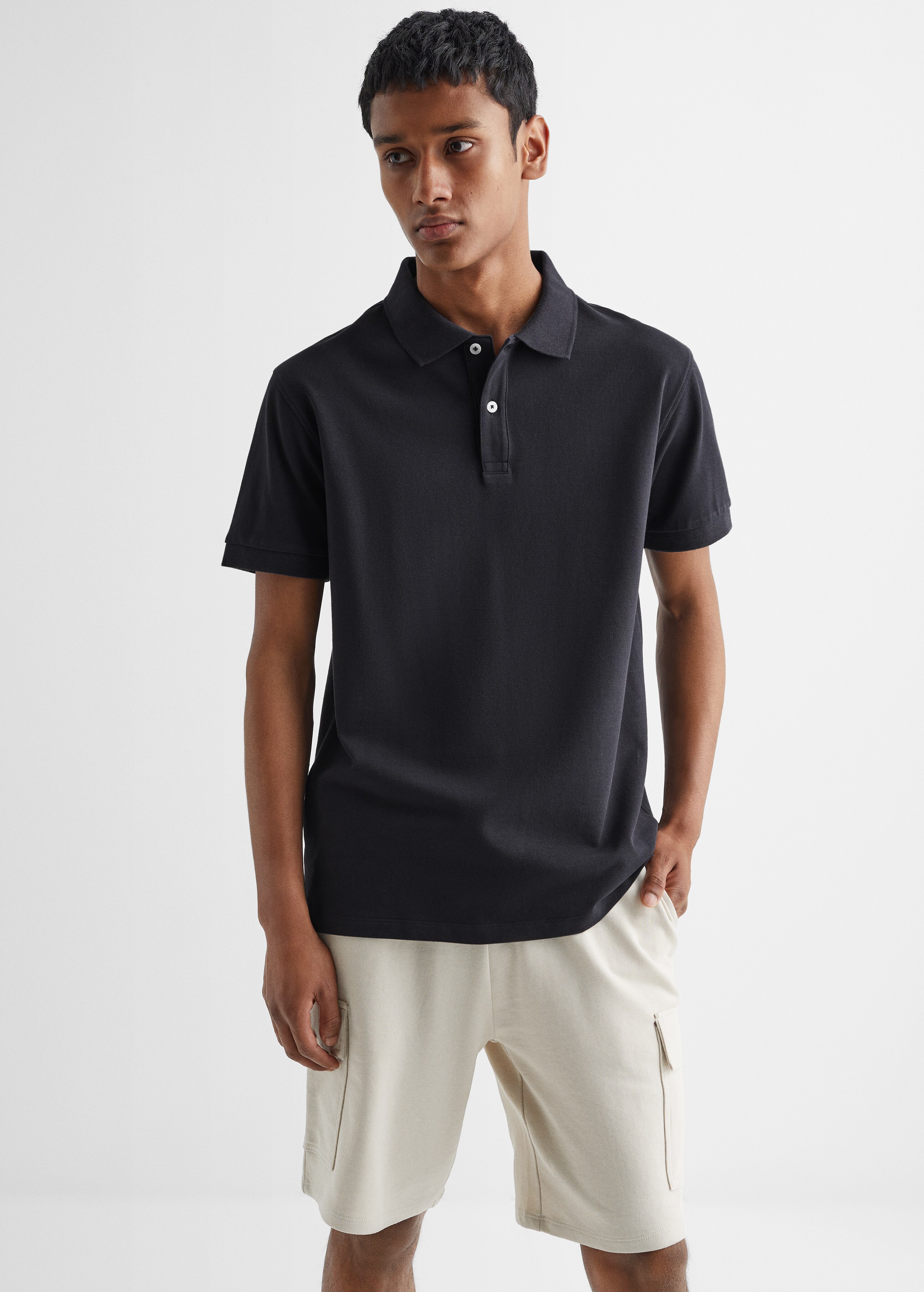 100% cotton polo shirt - Medium plane