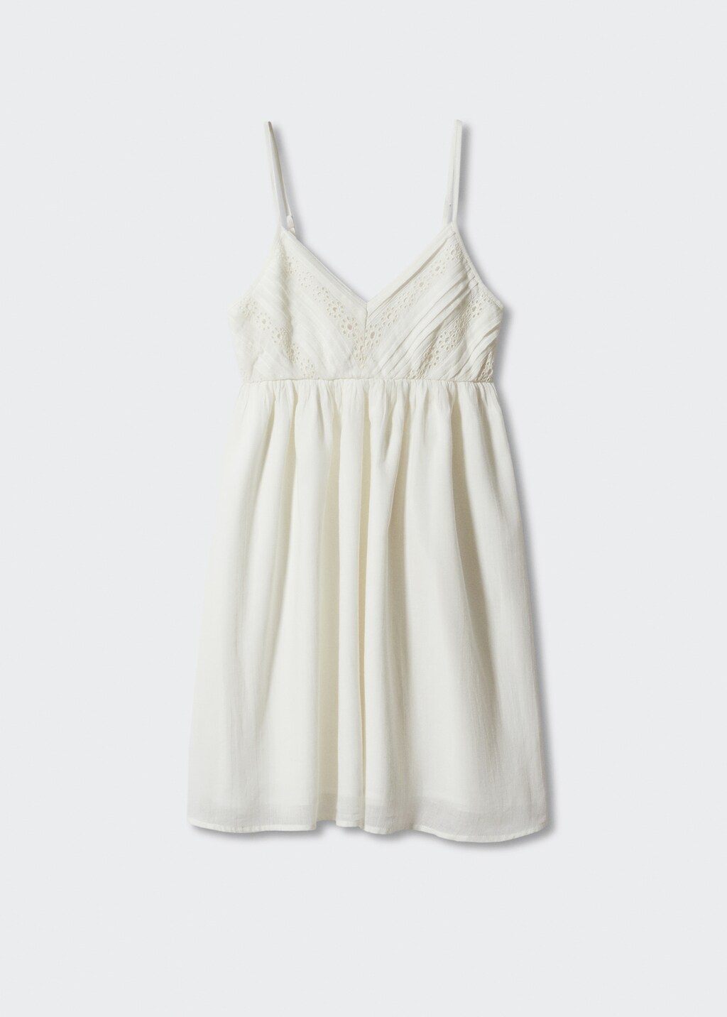 Robe brodée coton - Article sans modèle