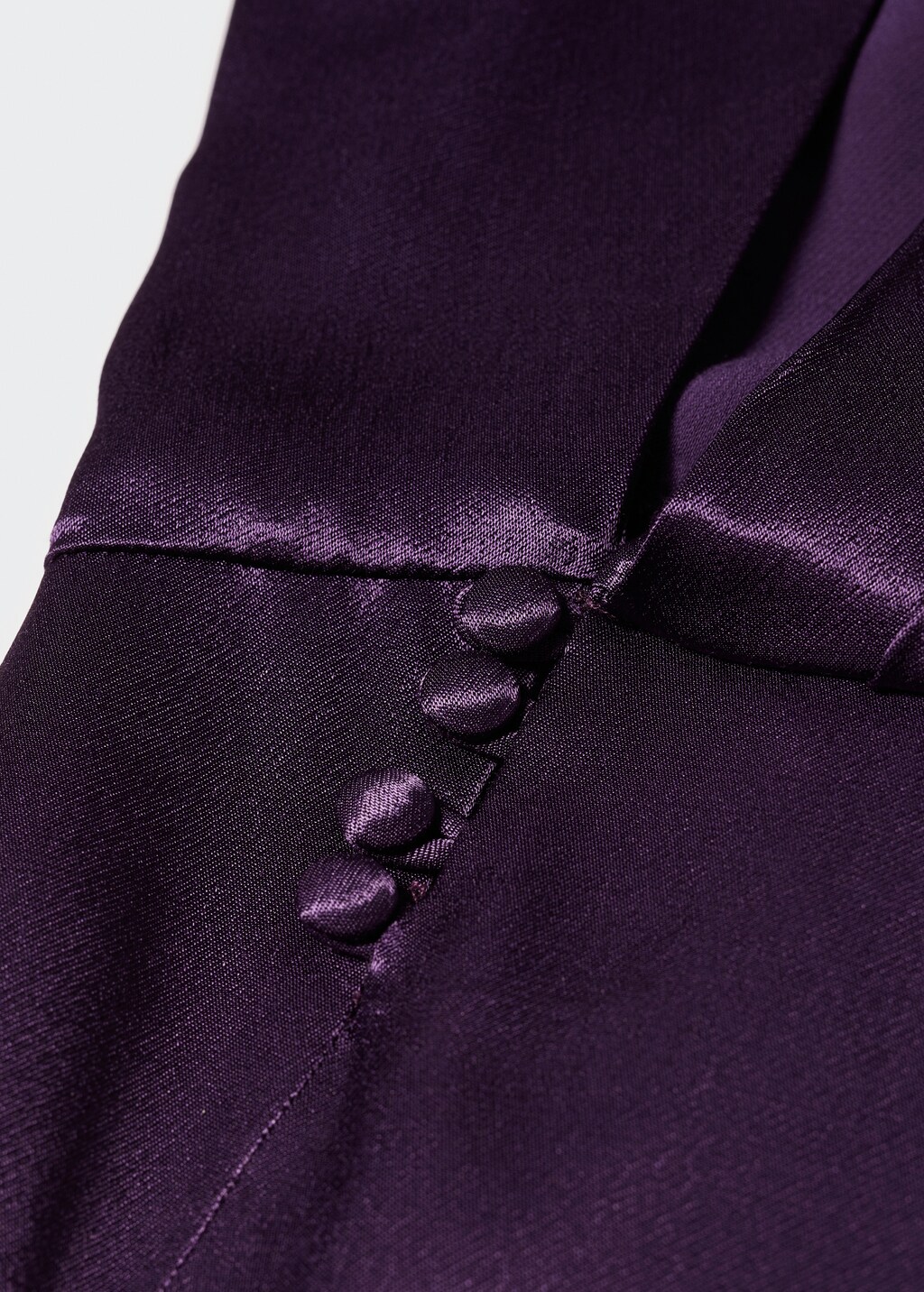 Wrapped satin dress - Details of the article 8