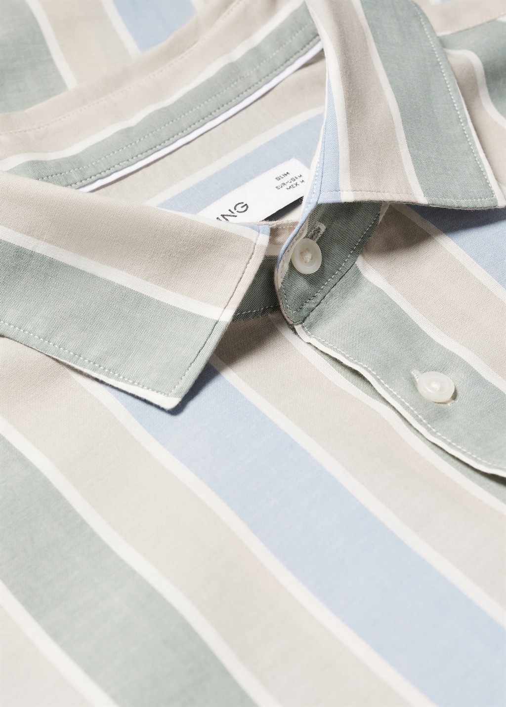 100% cotton striped shirt - Details of the article 8