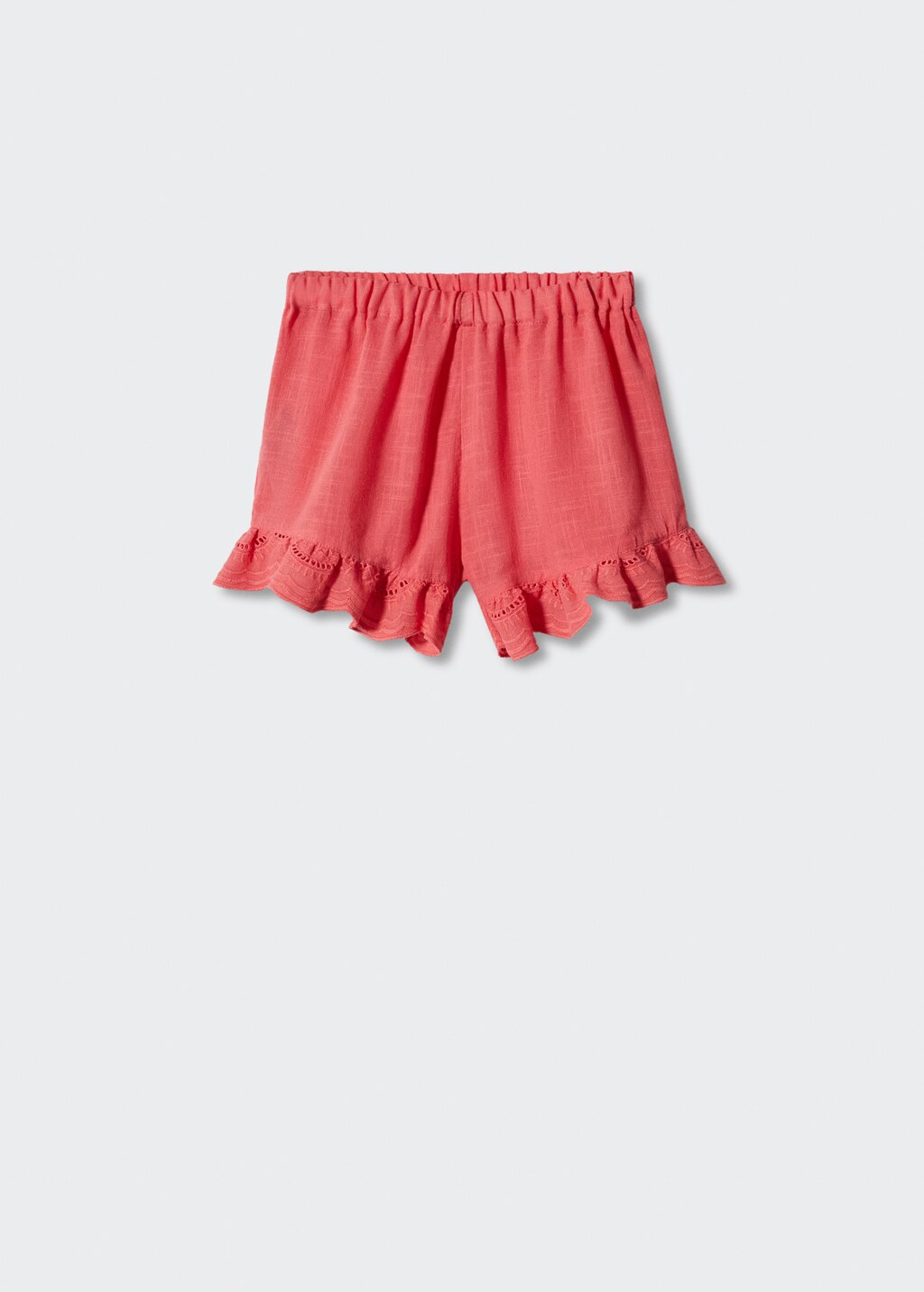 Embroidered cotton shorts - Article without model