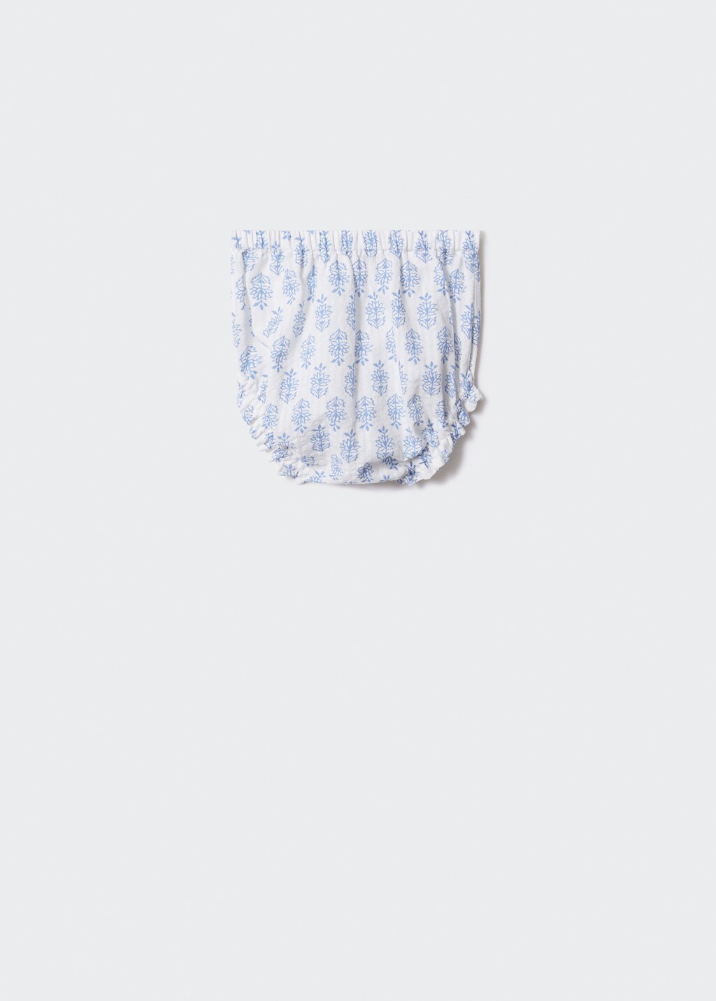 Printed cotton shorts - Reverse of the article