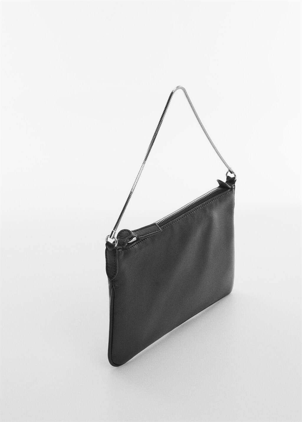 Chain leather bag - Medium plane