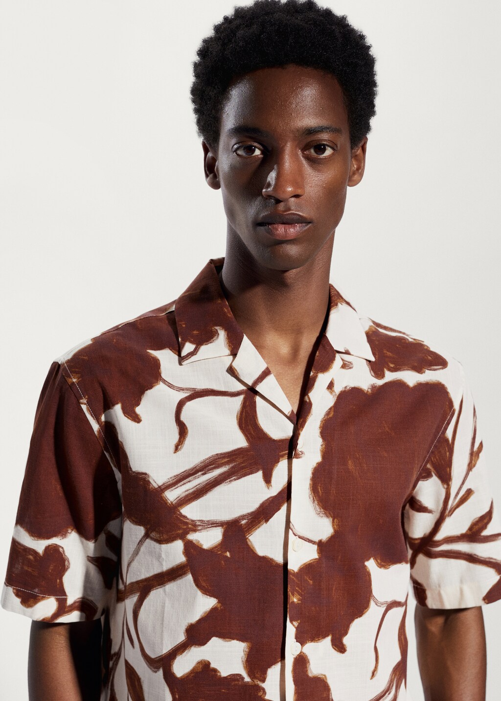 Printed bowling shirt - Details of the article 1