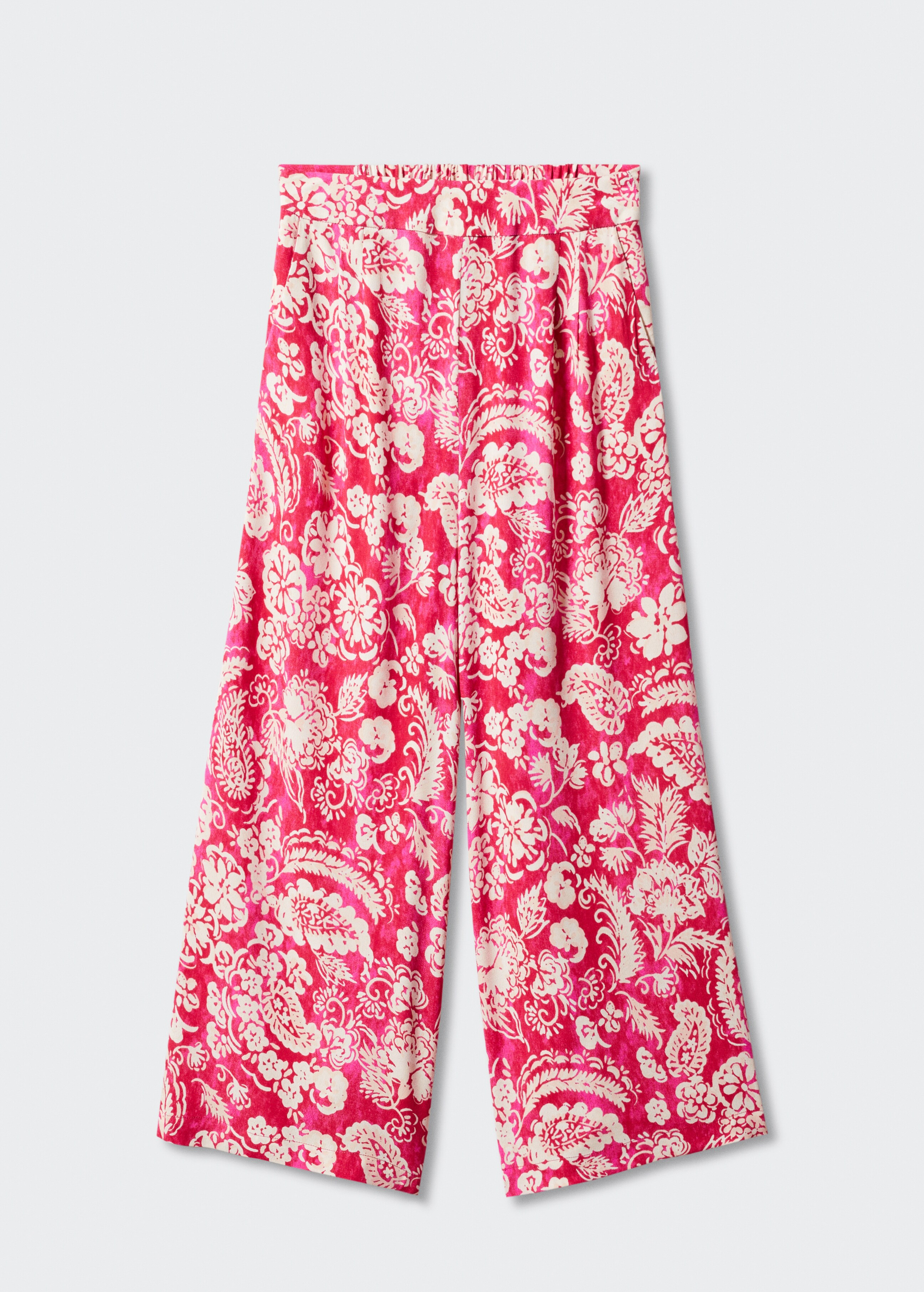 Floral print culotte trousers - Article without model