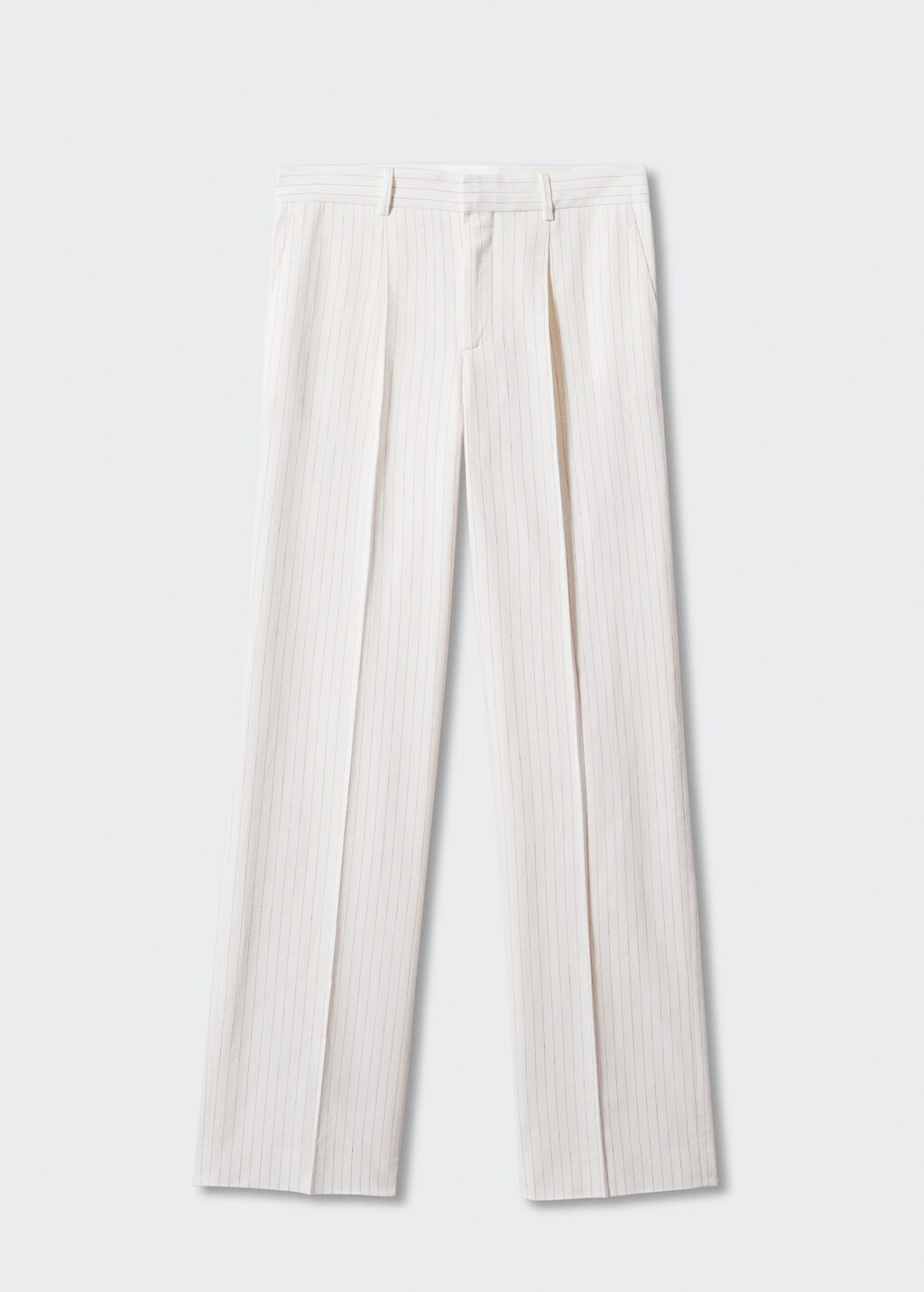 Pleated striped trousers - Article without model