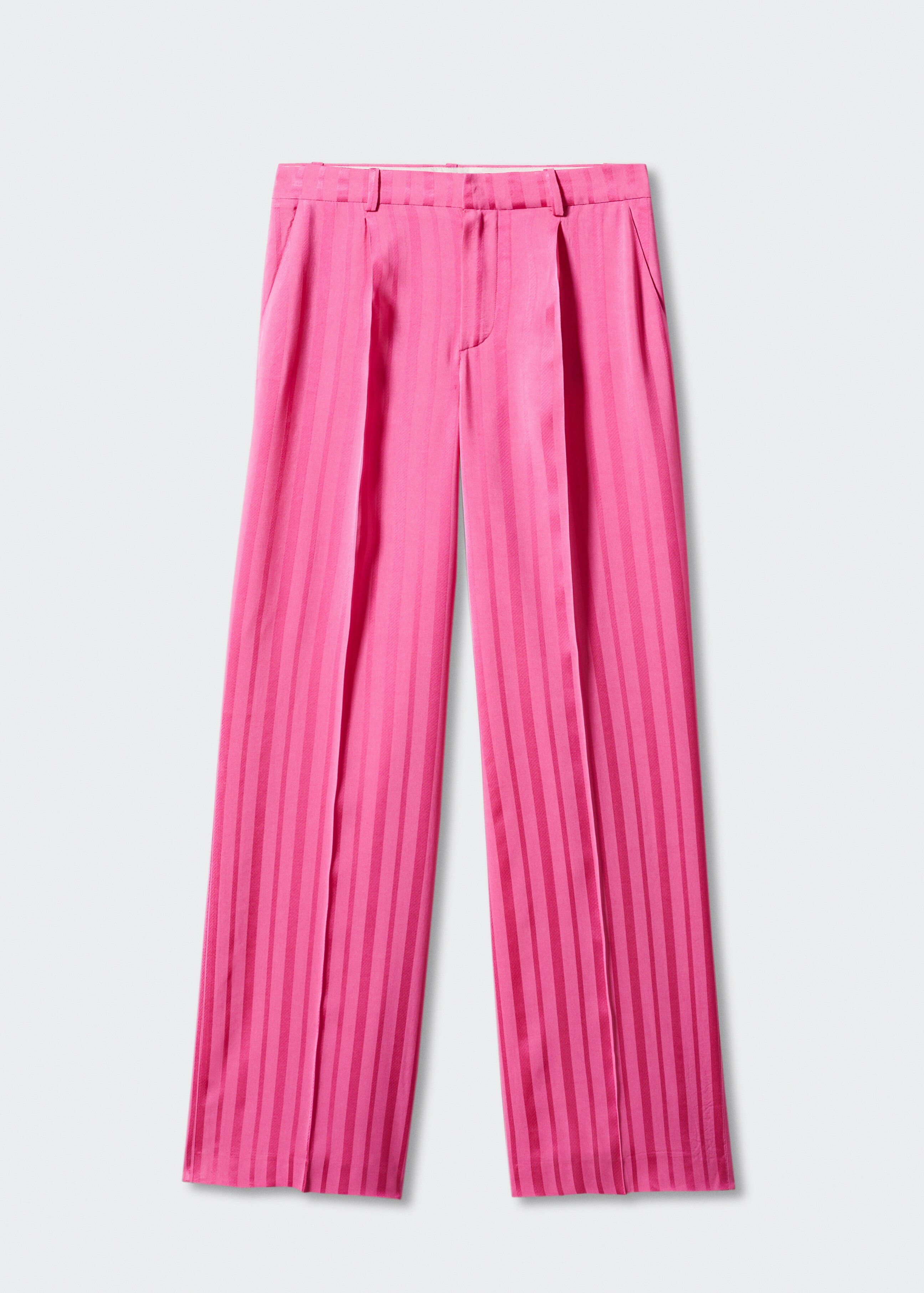 Trousers with satin stripe detail - Article without model