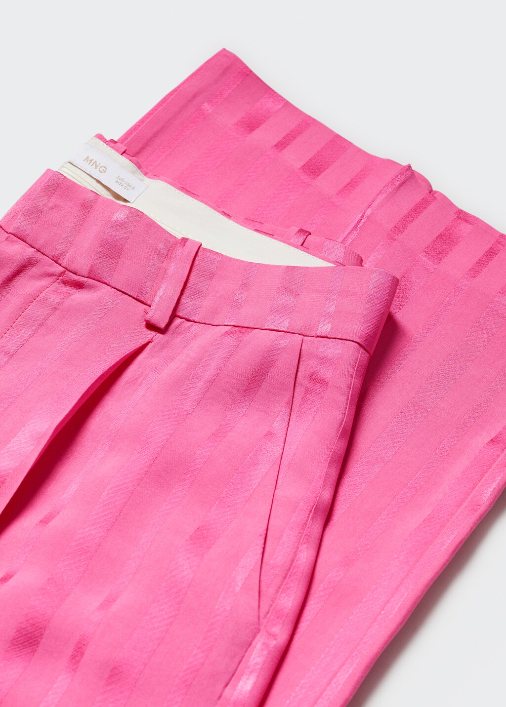 Trousers with satin stripe detail - Details of the article 8