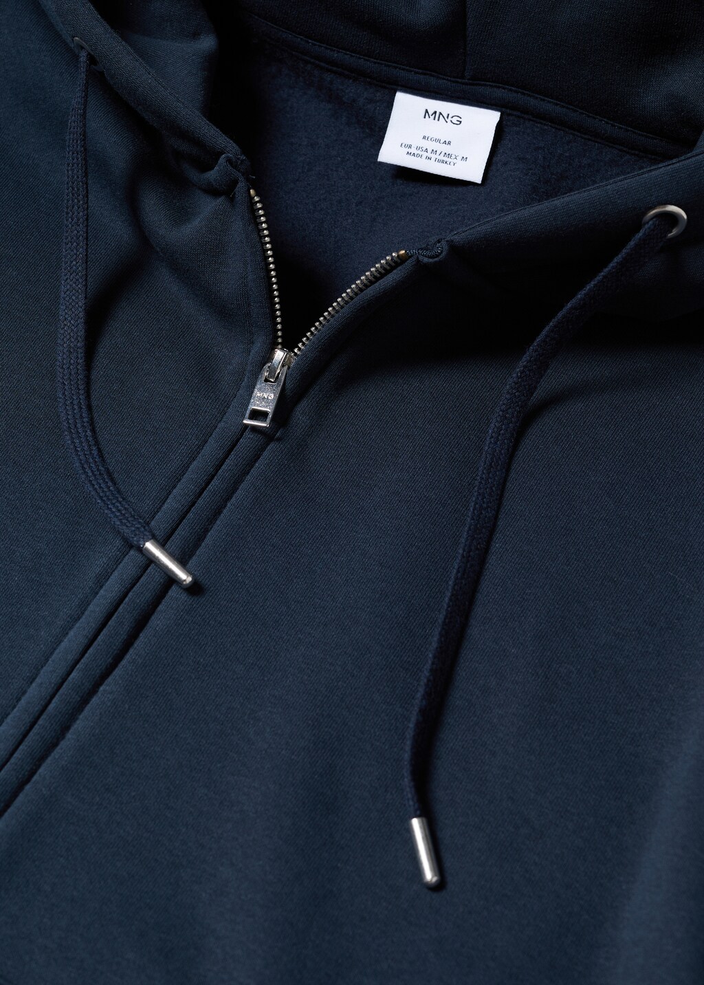 Baumwoll-Sweatshirt mit Reißverschluss - Detail des Artikels 8