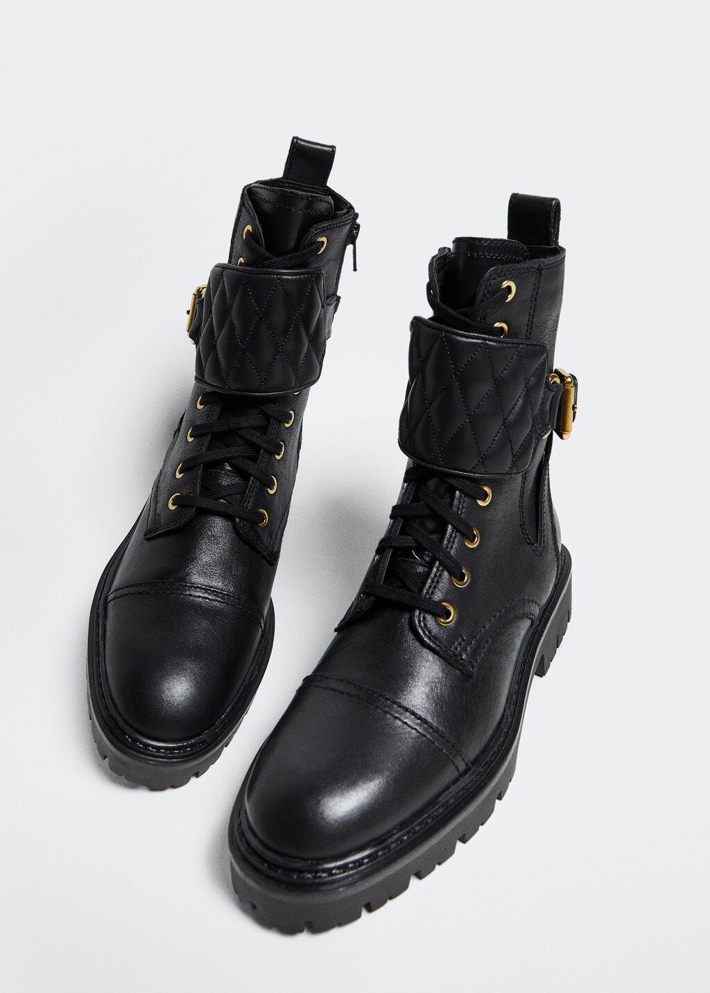 Lace-up leather boots - Details of the article 2