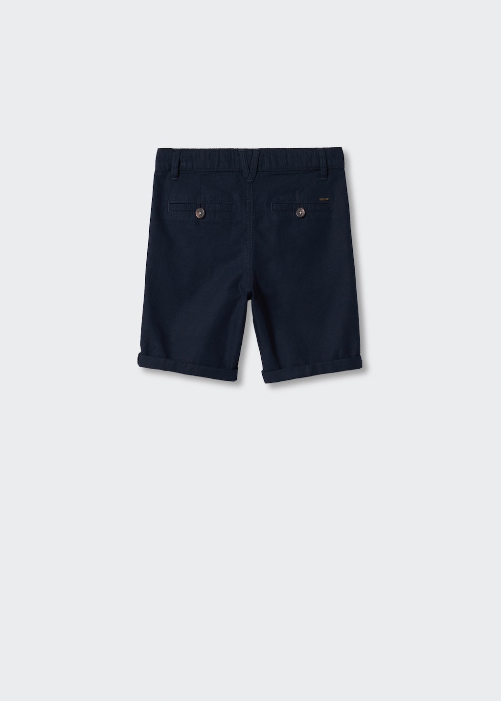 Linen chino Bermuda shorts - Reverse of the article