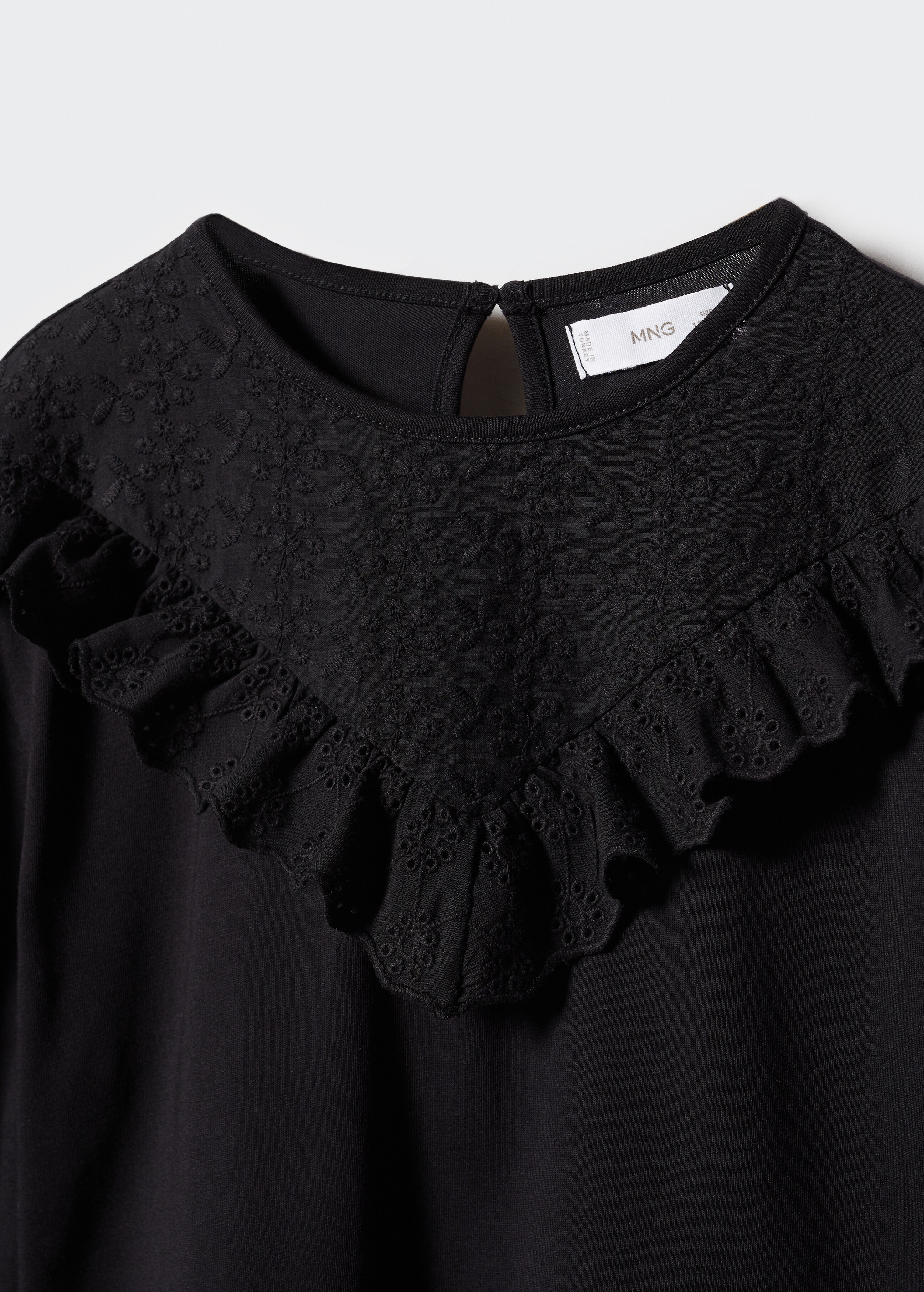 Frills embroidered t-shirt - Details of the article 8