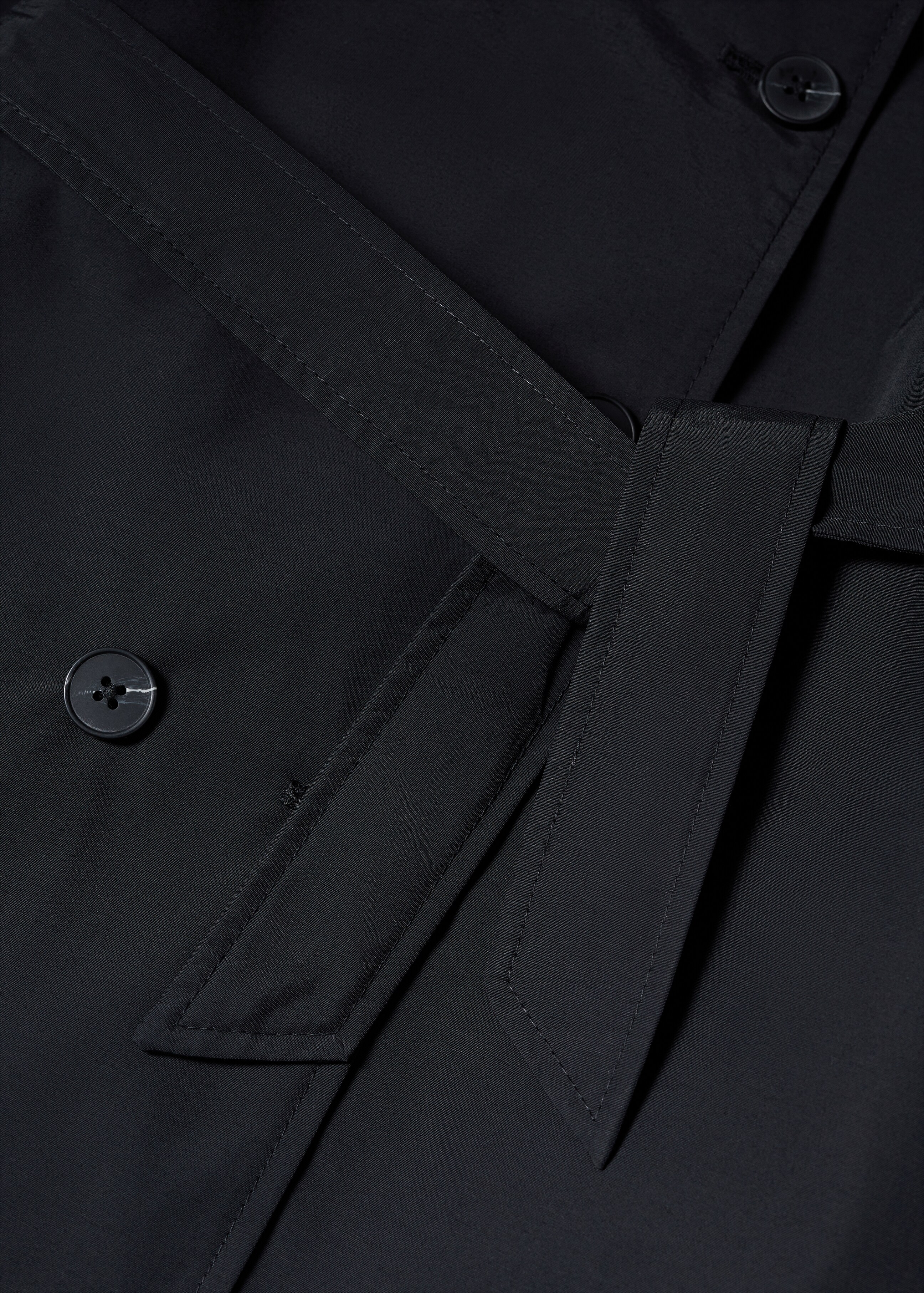 Balloon-sleeve trench coat - Details of the article 8