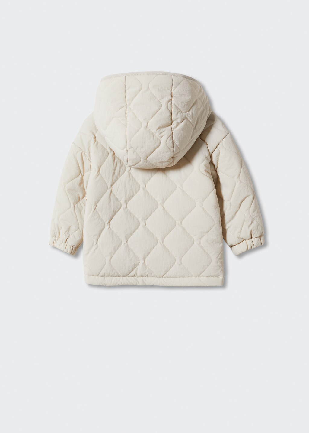 Rhombus quilted jacket - Reverse of the article