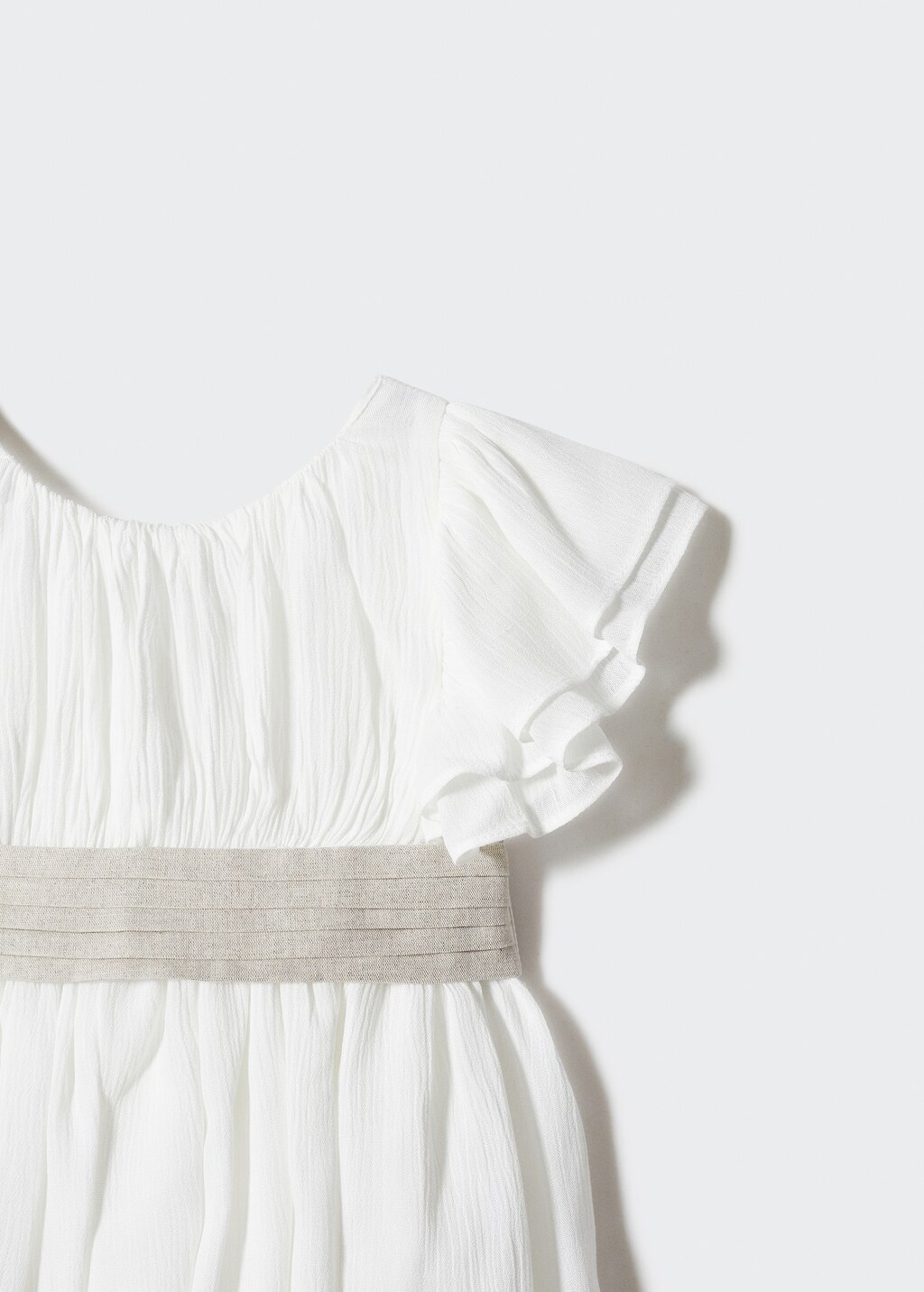 Midi-dress with frilly sleeves - Details of the article 8