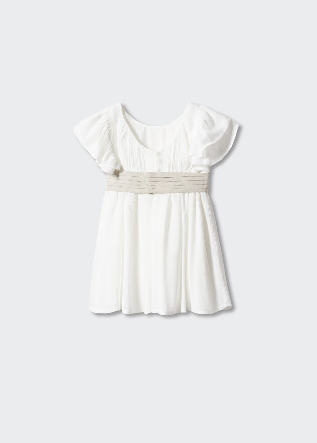 Midi-dress with frilly sleeves - Reverse of the article